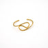 Milele Brass Spiral Cuff Bracelet for Women