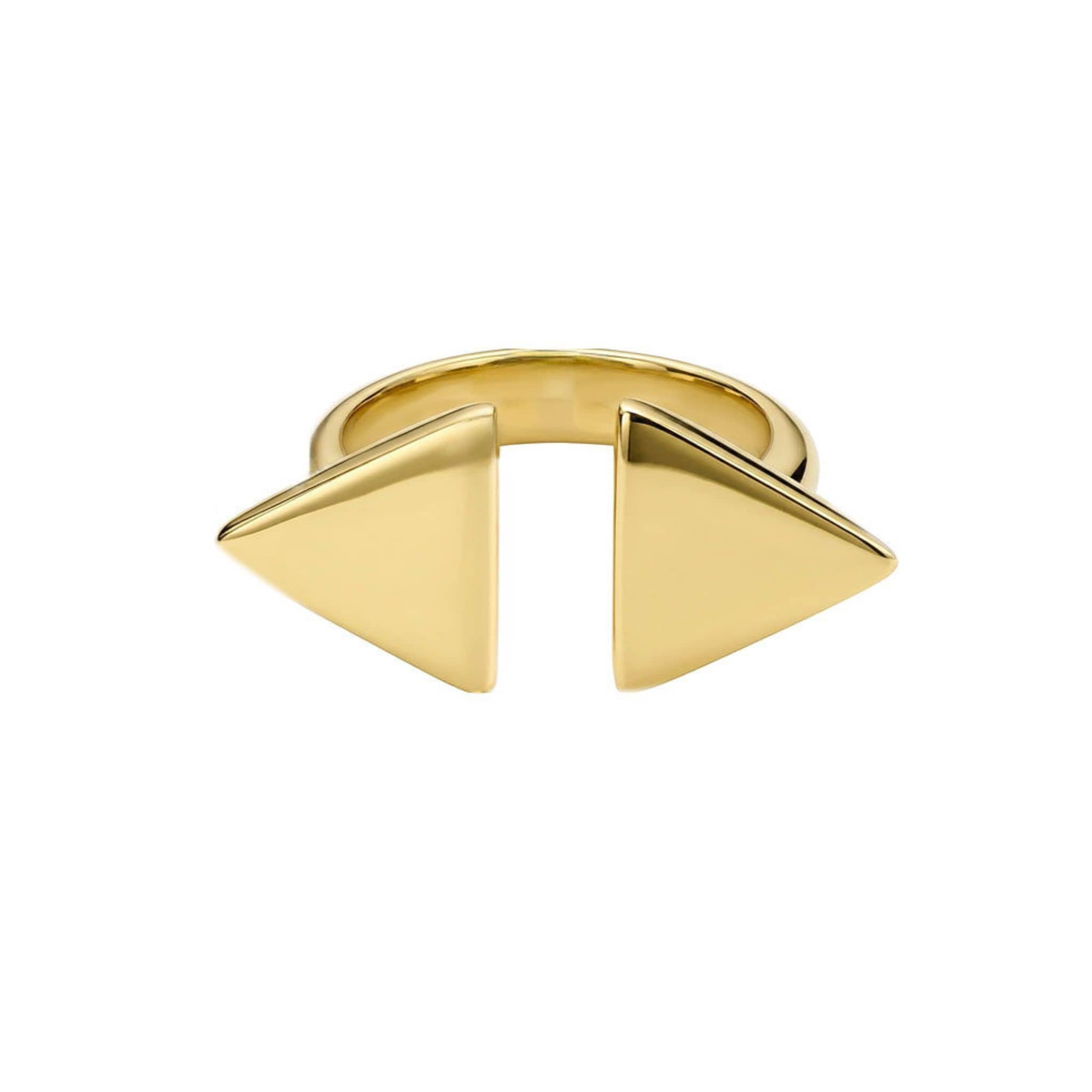 Adjustable Double Triangle Open Ring | Mimi Ecodunia