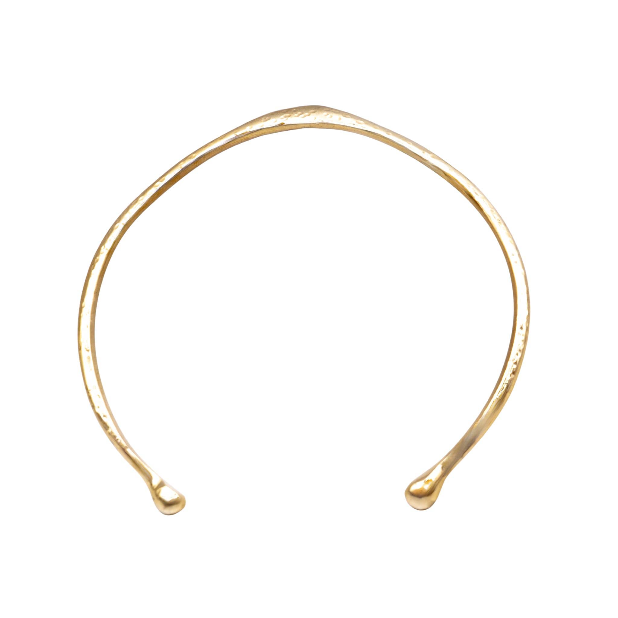 Wide Neck Cuff Brass Choker Necklace for Women | Msala - EcoDunia