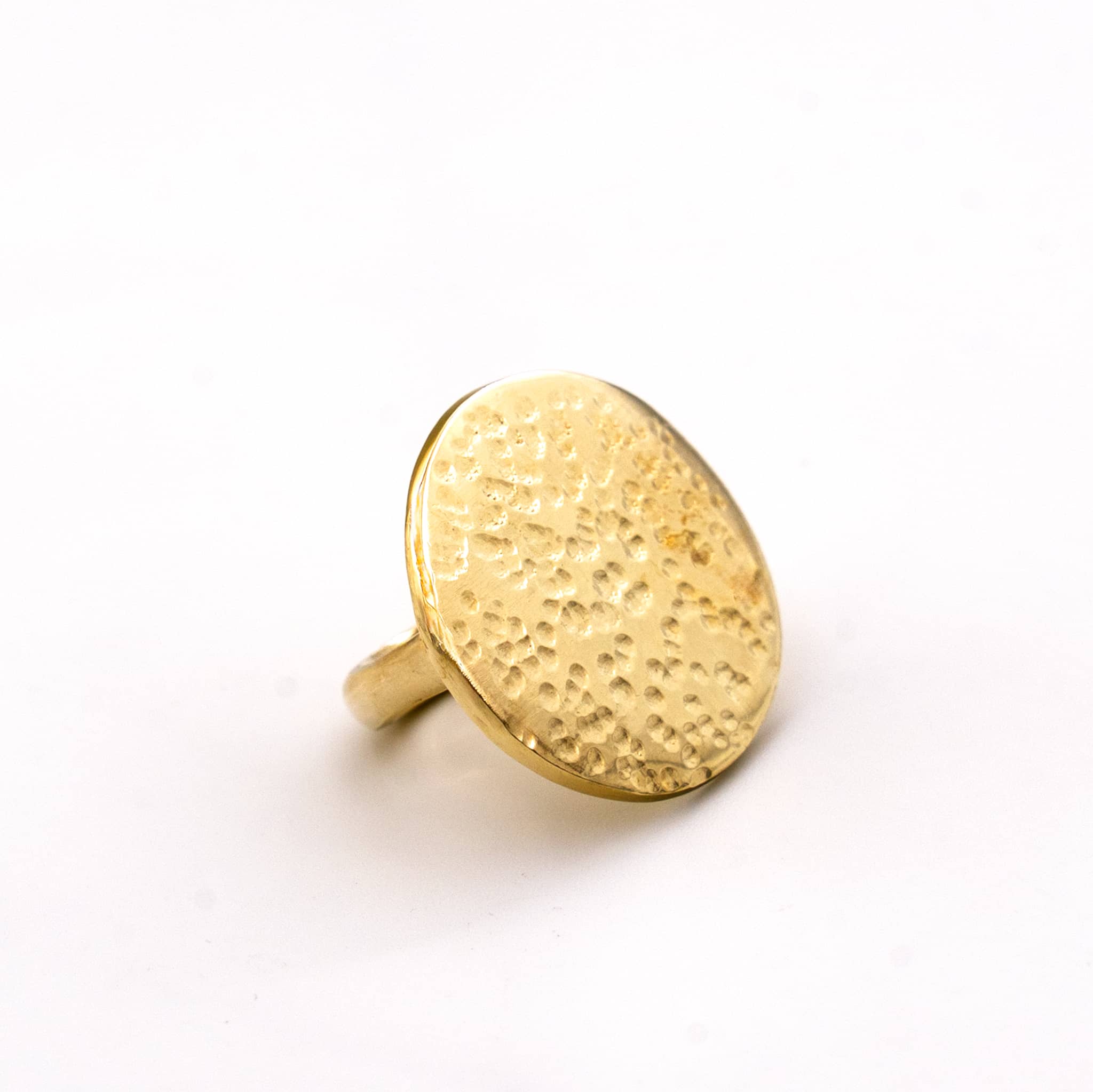 Mwanzo Circular Large Disc Ring for Women