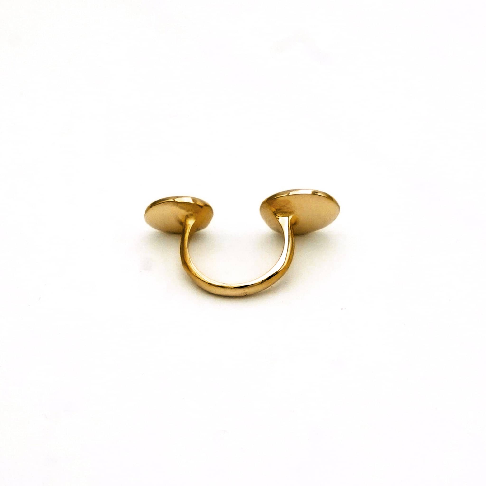 Nala Adjustable Double Disc Ring