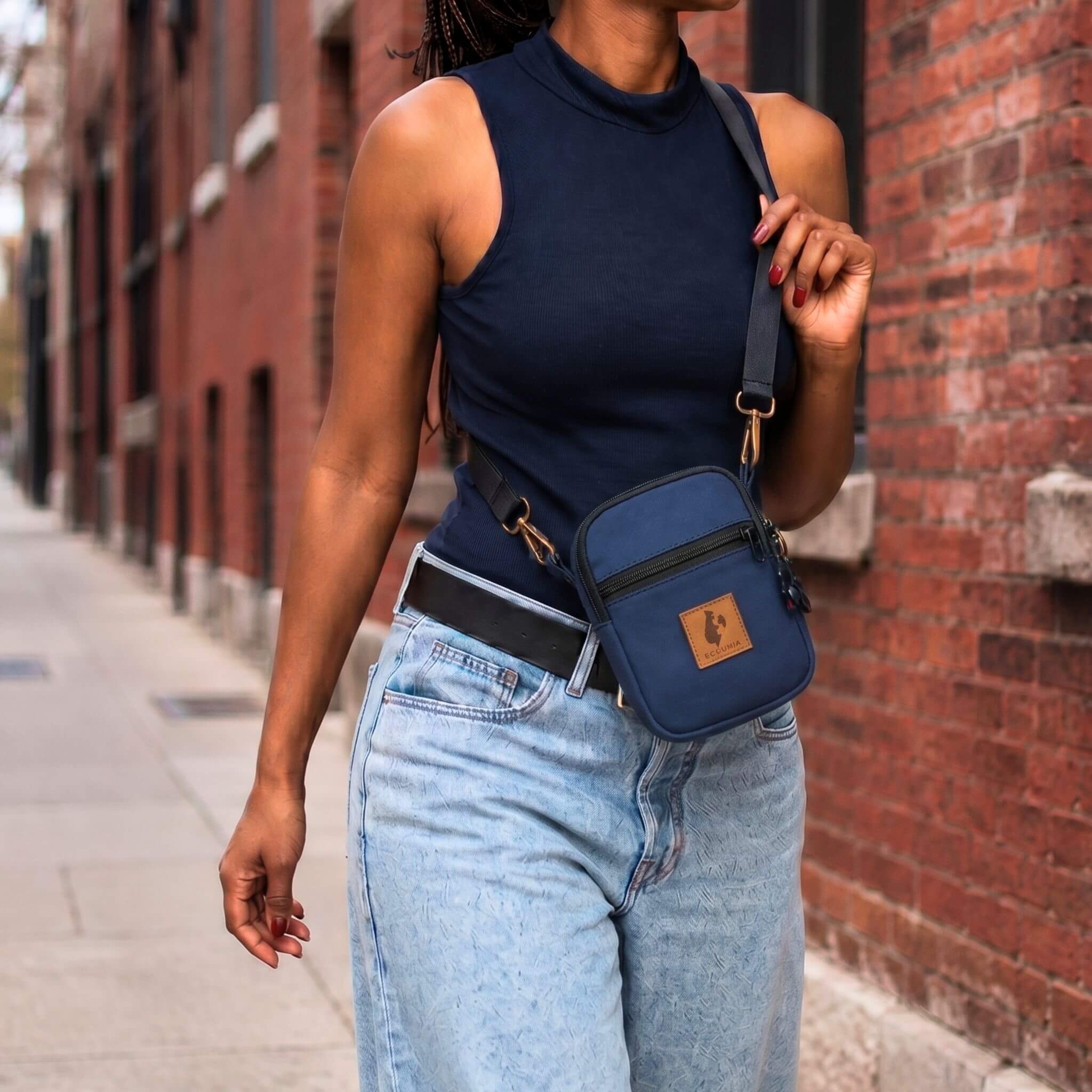 Rozi Canvas Crossbody Bag 1L | Mini Shoulder Bag