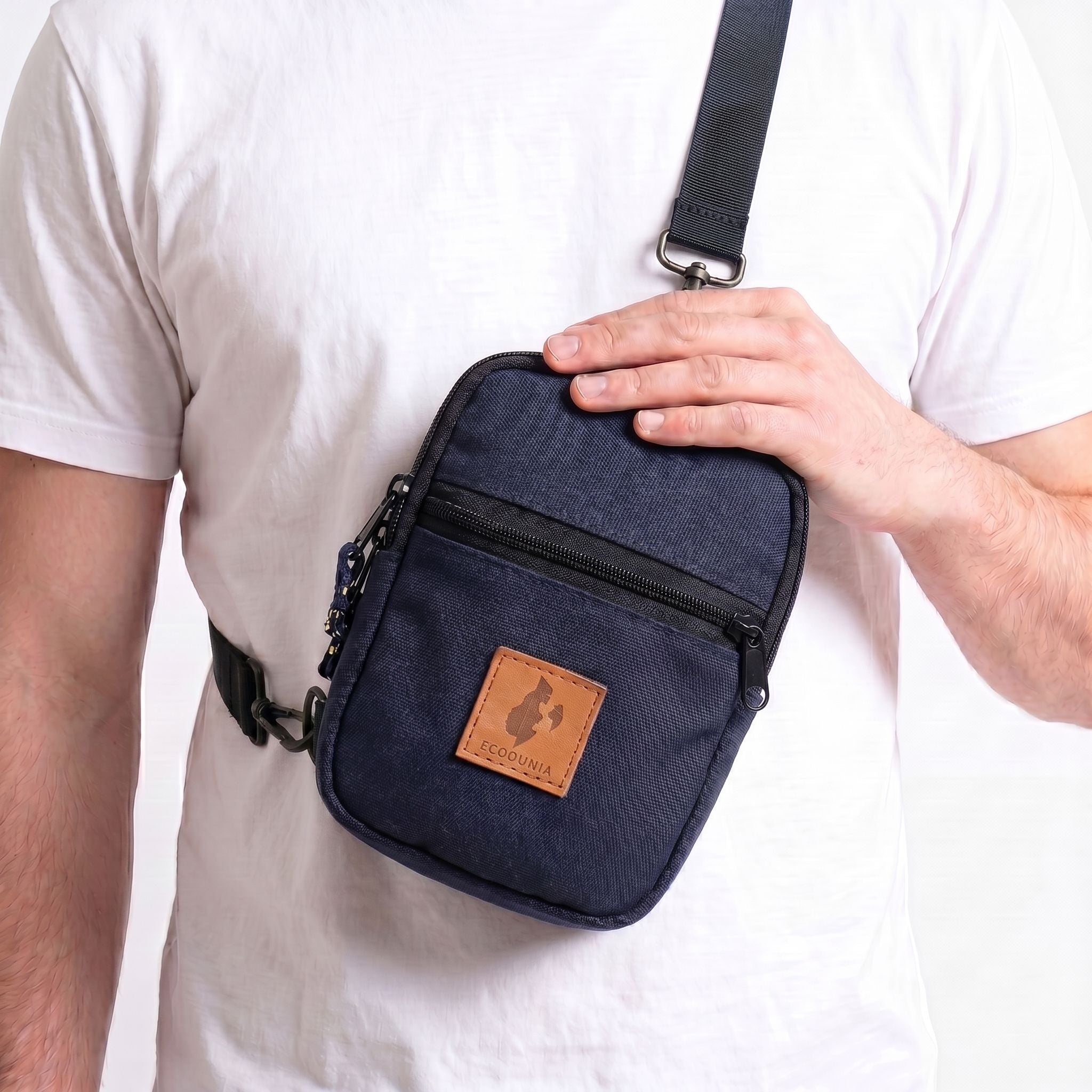 Rozi Canvas Crossbody Bag 1L | Mini Shoulder Bag