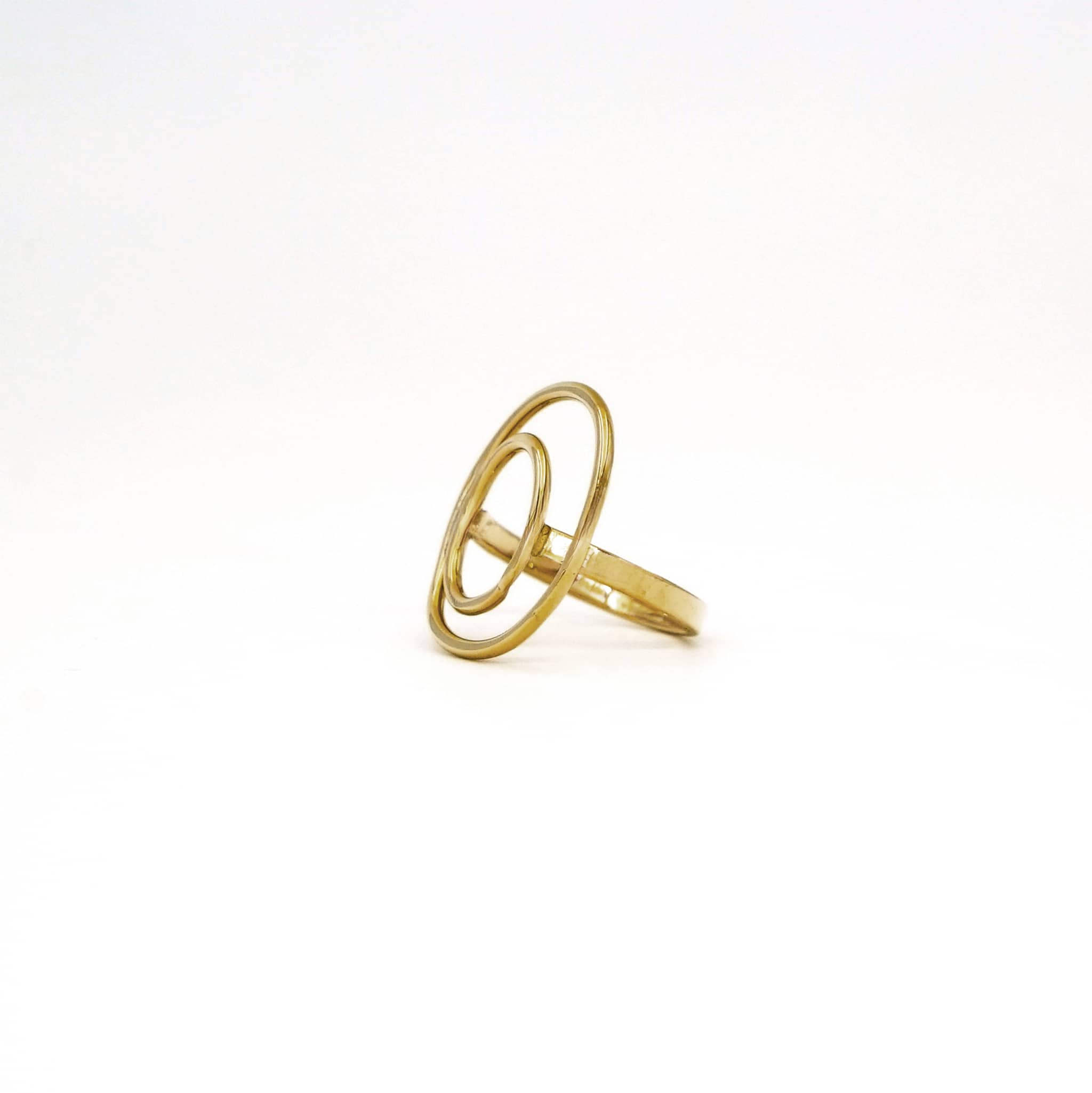 Three Moon Phases Cocktail Ring for Women