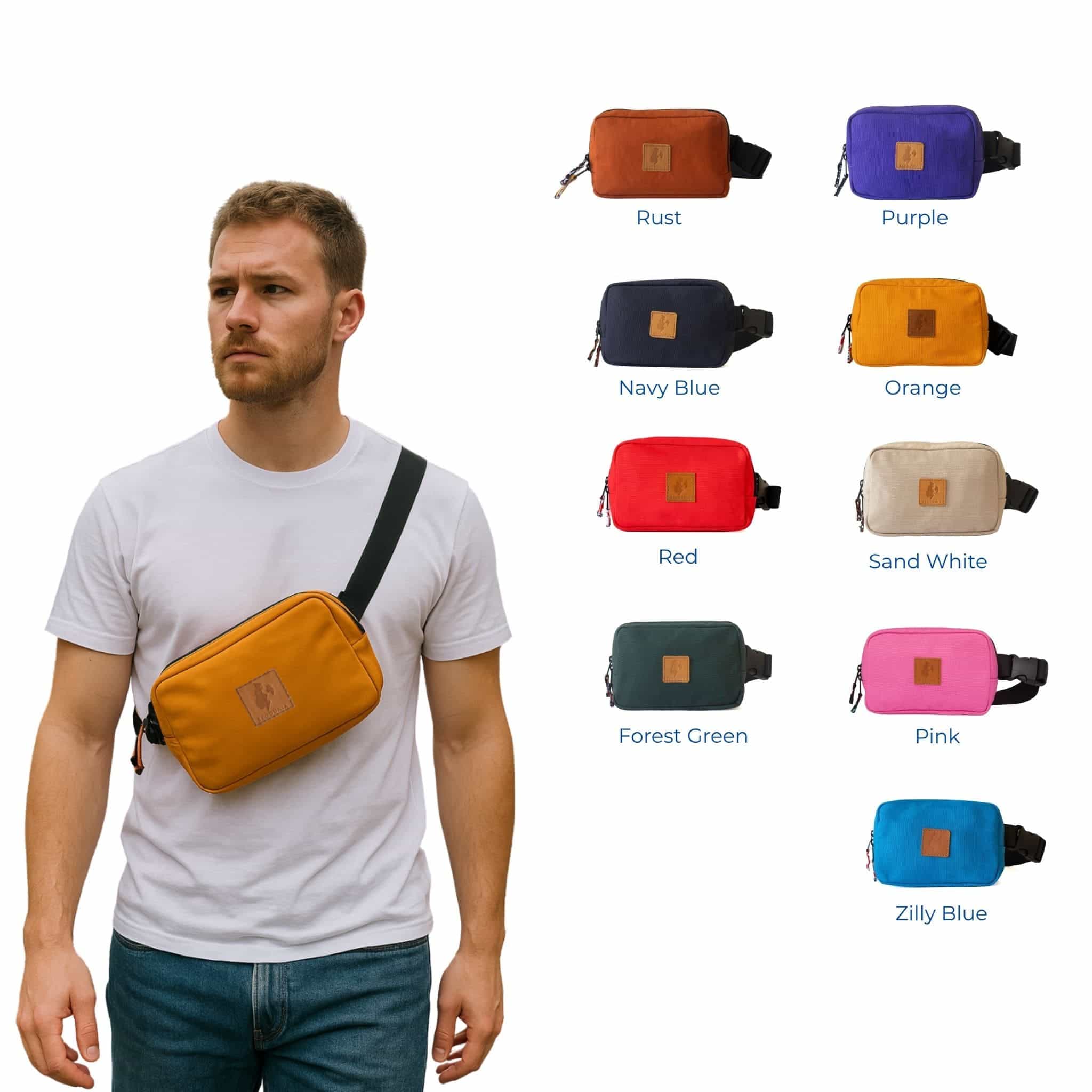 Canvas Crossbody Belt Bag Pouch, The Everywhere Belt Bag