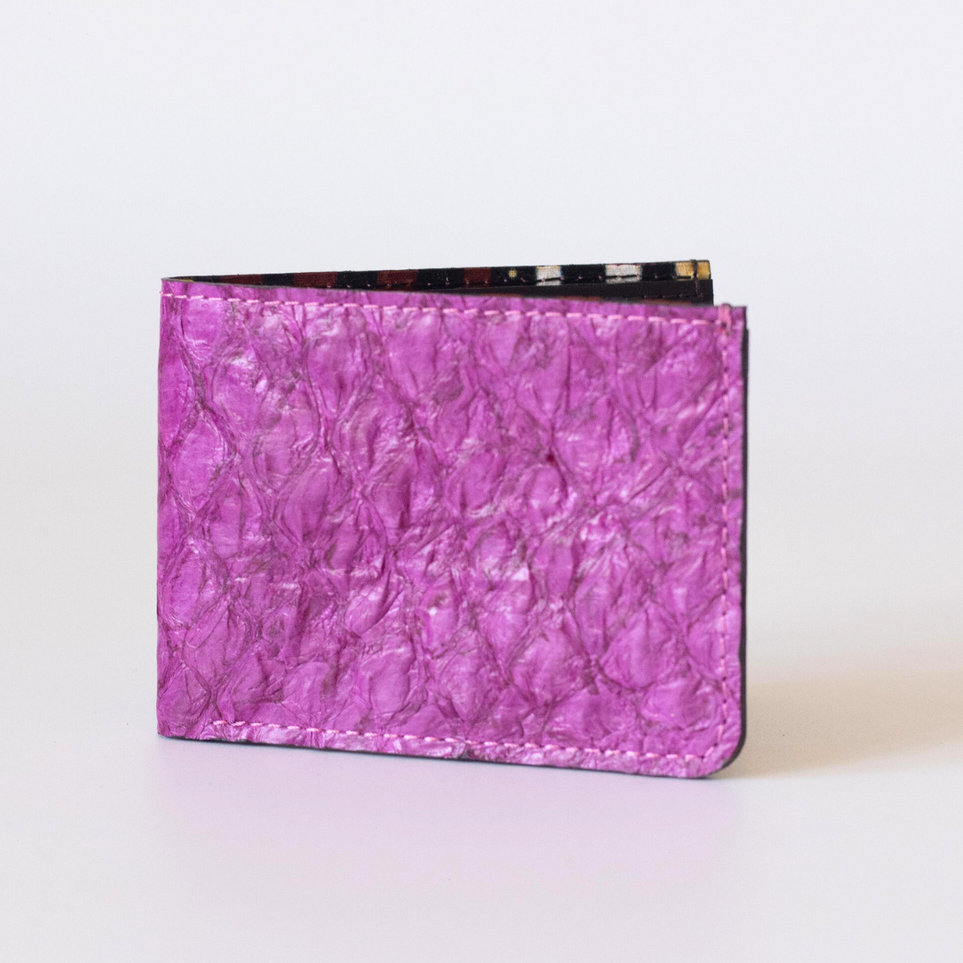 Genuine Slim Fish Wallets - Bifold Fish Leather Wallet