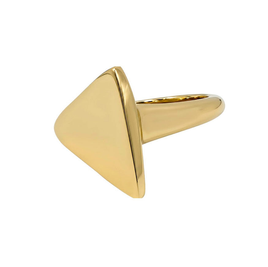 Hammered Smooth Triangle Ring | Pambo Ecodunia