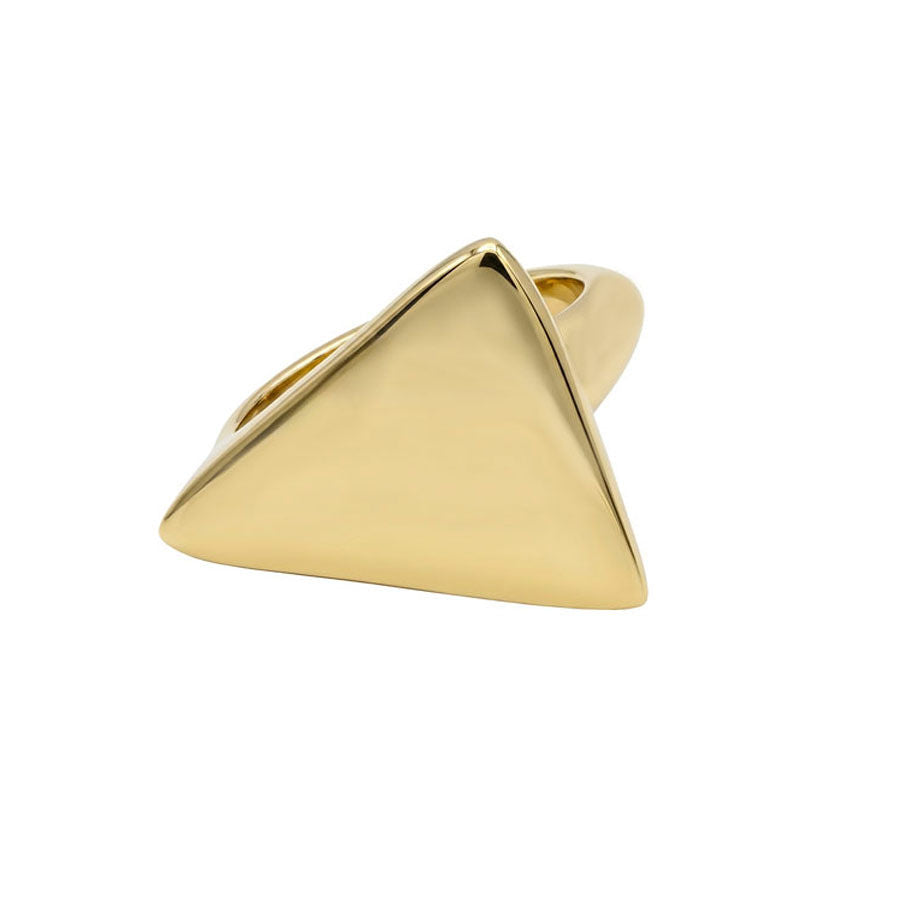 Hammered Smooth Triangle Ring | Pambo Ecodunia