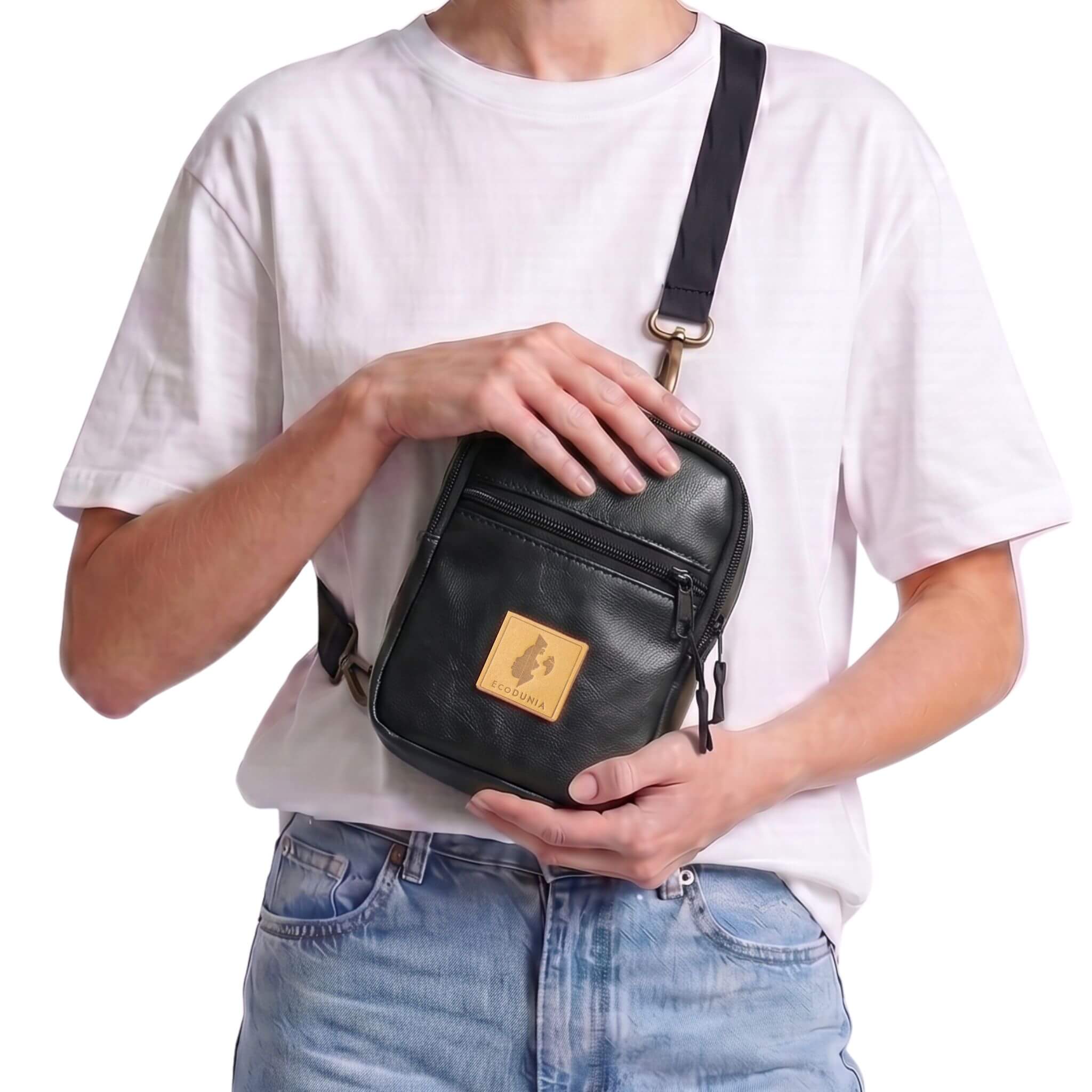 Rozi Vegan Leather Crossbody Bag 1L