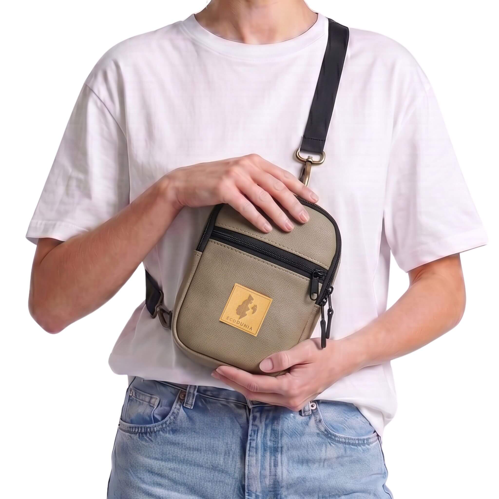 Rozi Vegan Leather Crossbody Bag 1L