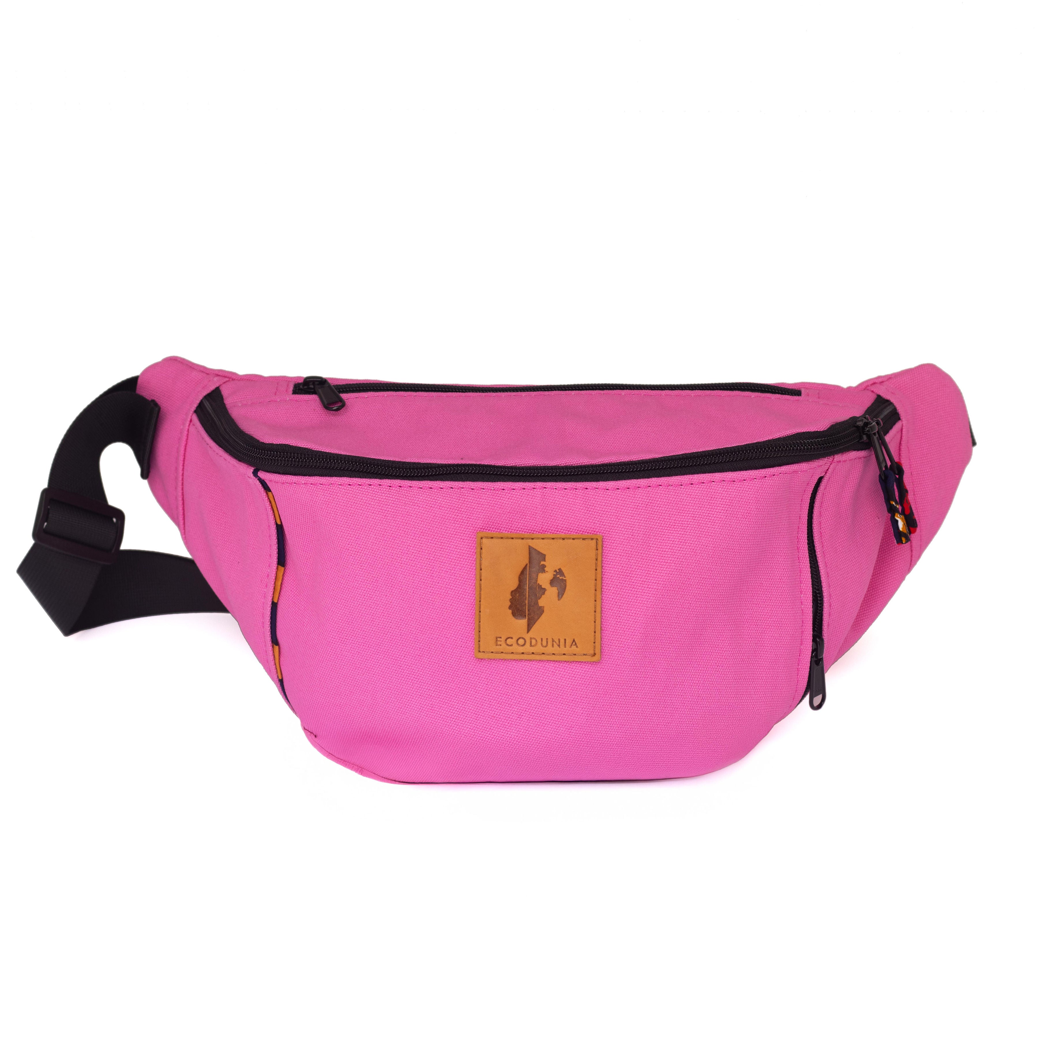 Crossbody Large Fanny Pack - Canvas Waist Bag