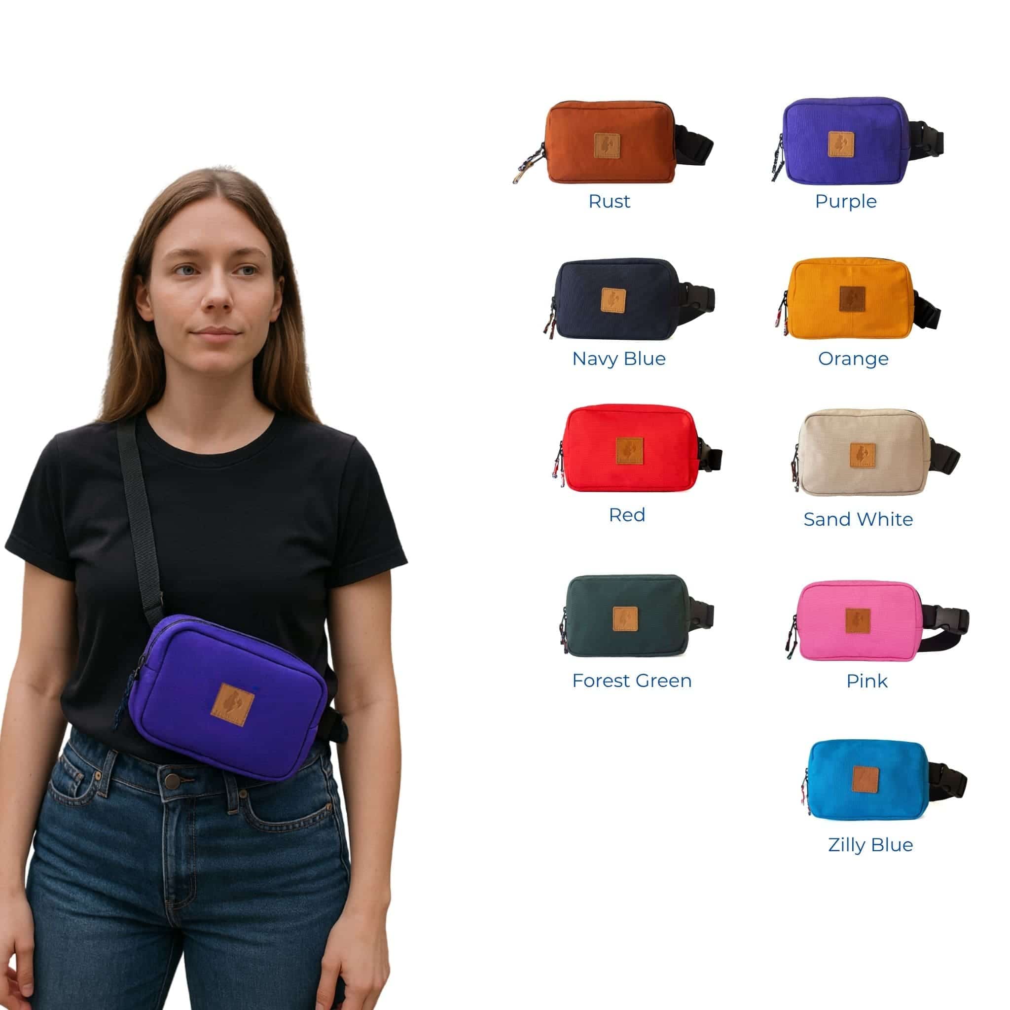 Canvas Crossbody Belt Bag Pouch, The Everywhere Belt Bag
