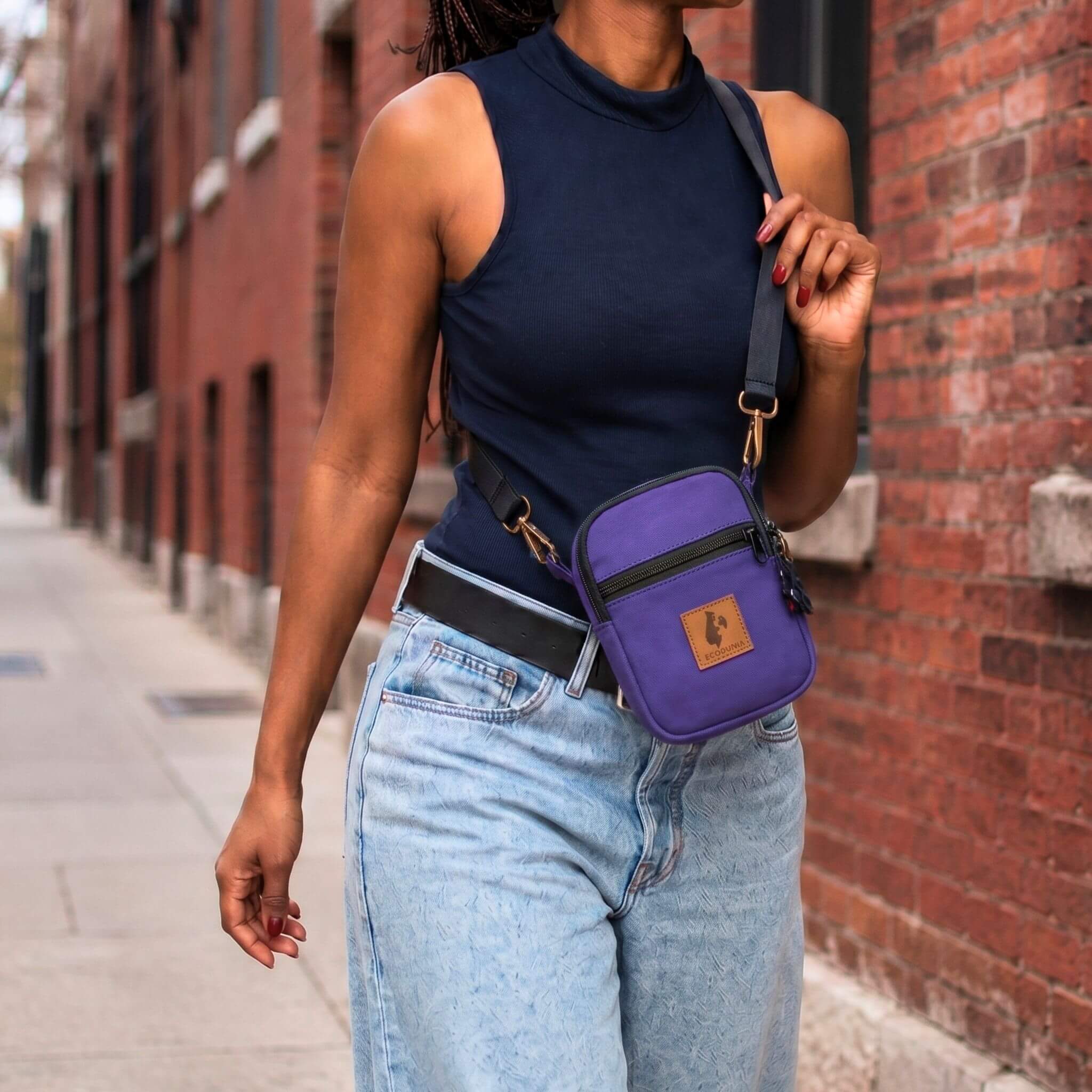 Rozi Canvas Crossbody Bag 1L | Mini Shoulder Bag