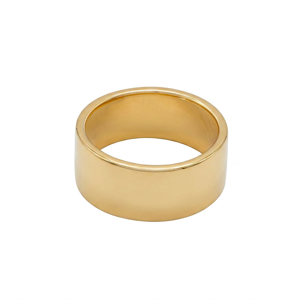 Brass Wide Band Solid Ring | Rahisi Ecodunia