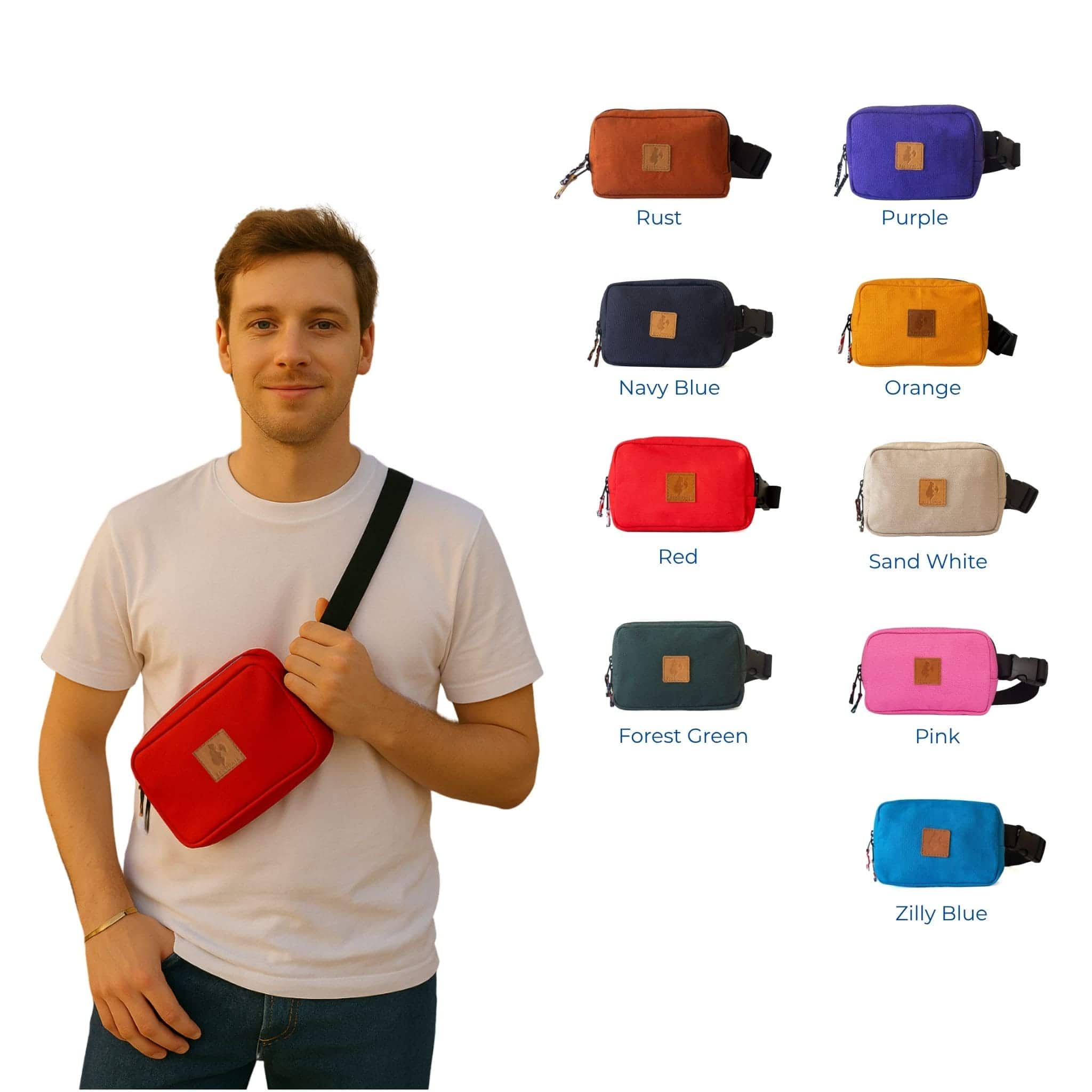 Canvas Crossbody Belt Bag Pouch, The Everywhere Belt Bag