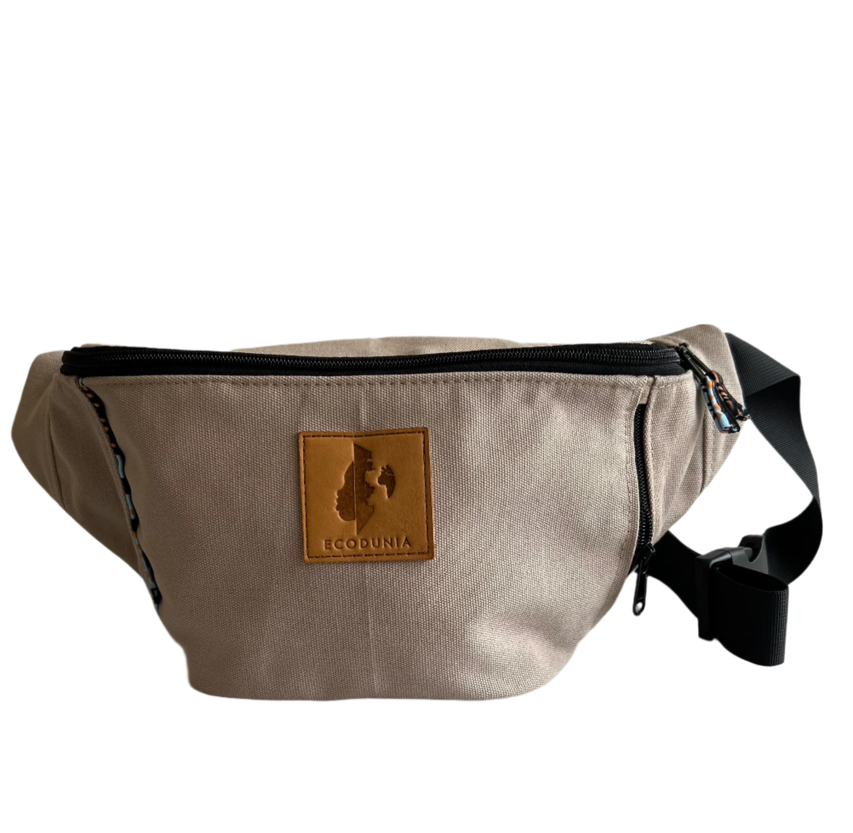 Crossbody Large Fanny Pack - Canvas Waist Bag