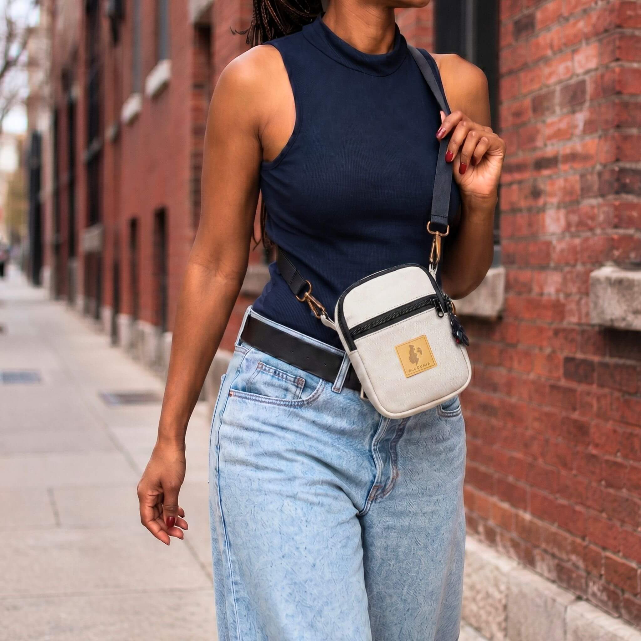 Rozi Canvas Crossbody Bag 1L | Mini Shoulder Bag