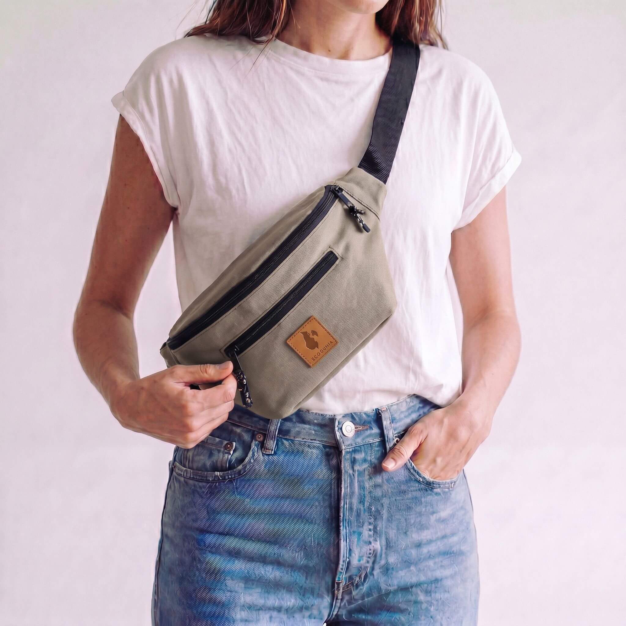 Anto Canvas Crossbody Fanny Pack