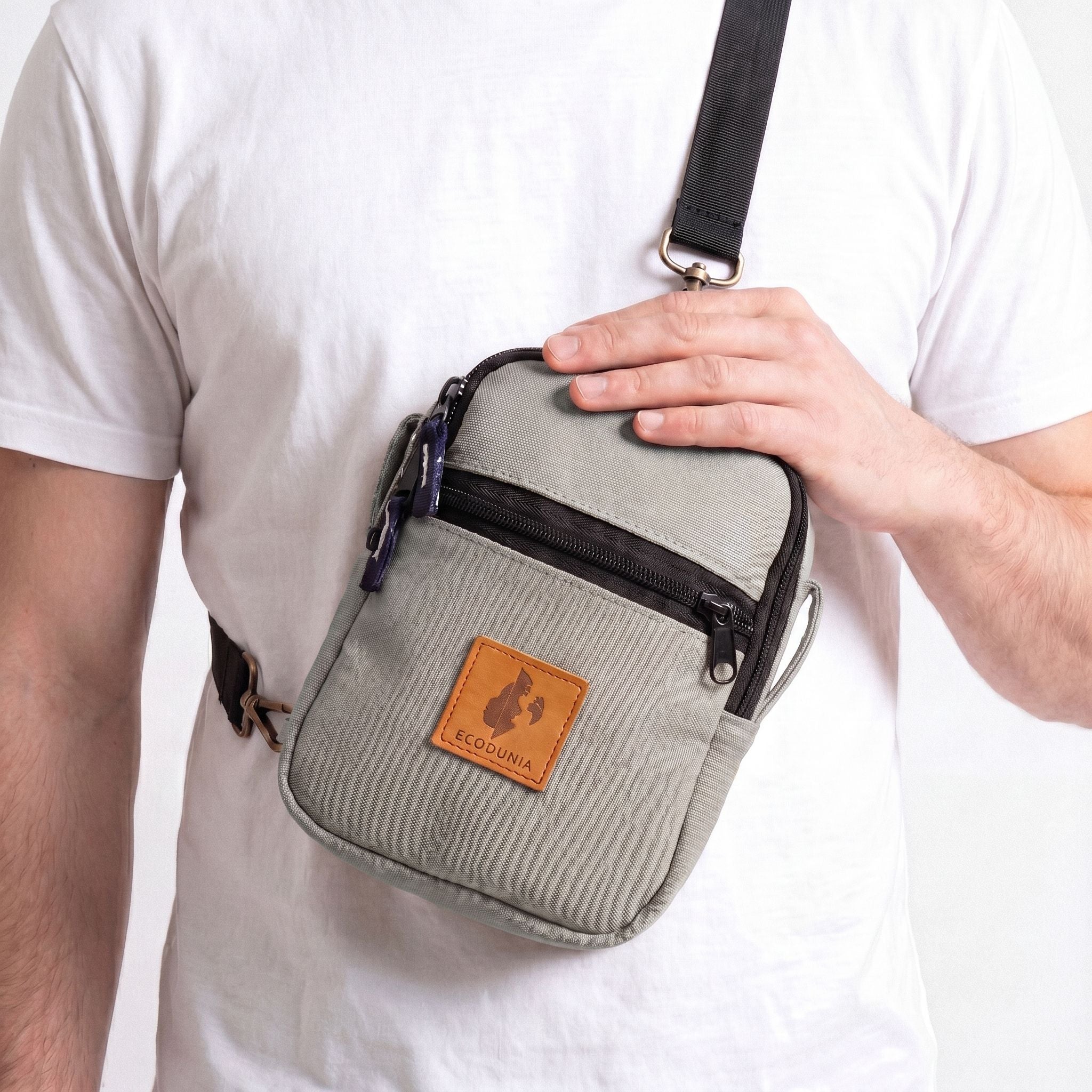 Rozi Canvas Crossbody Bag 1L | Mini Shoulder Bag