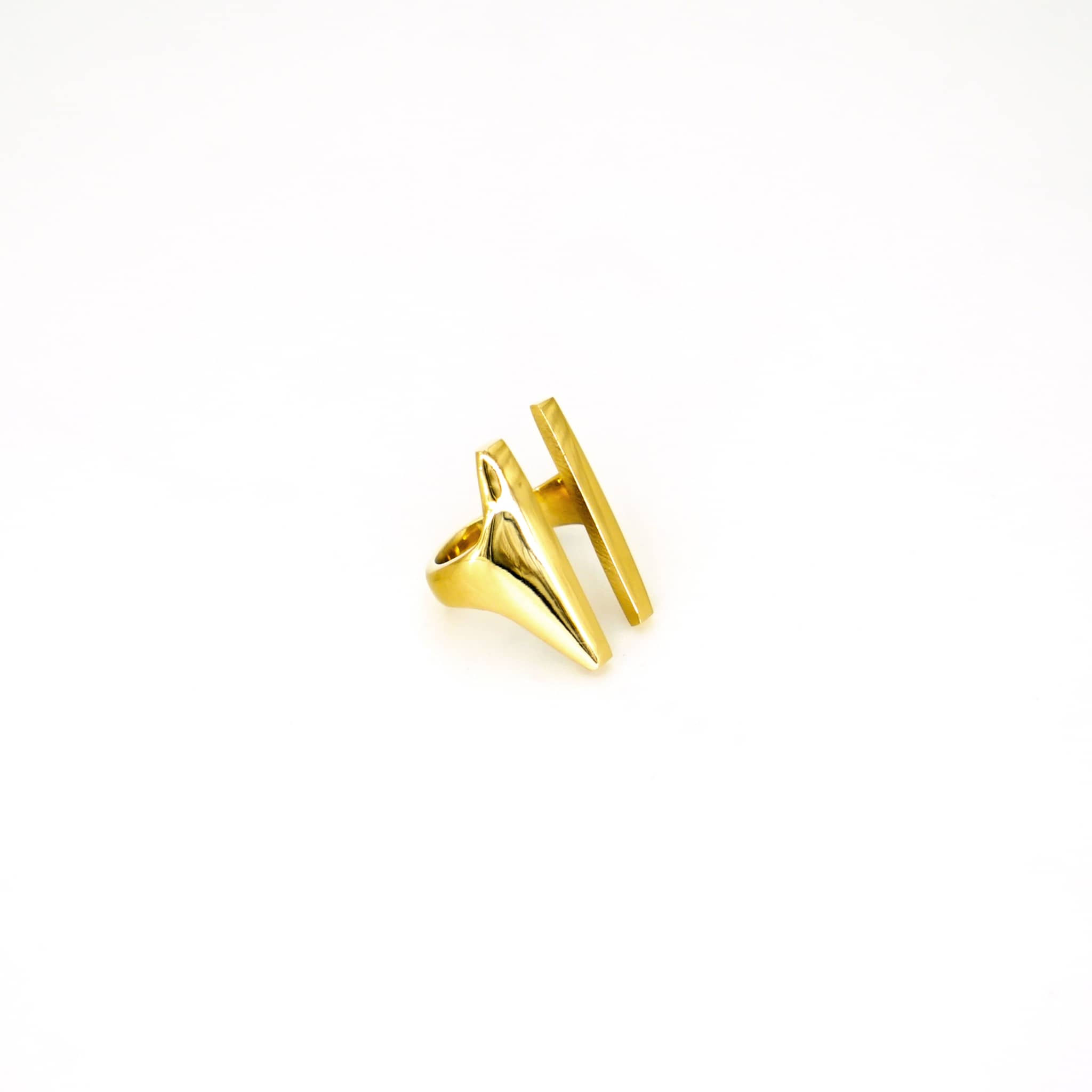 Sema Adjustable Double Bar Ring