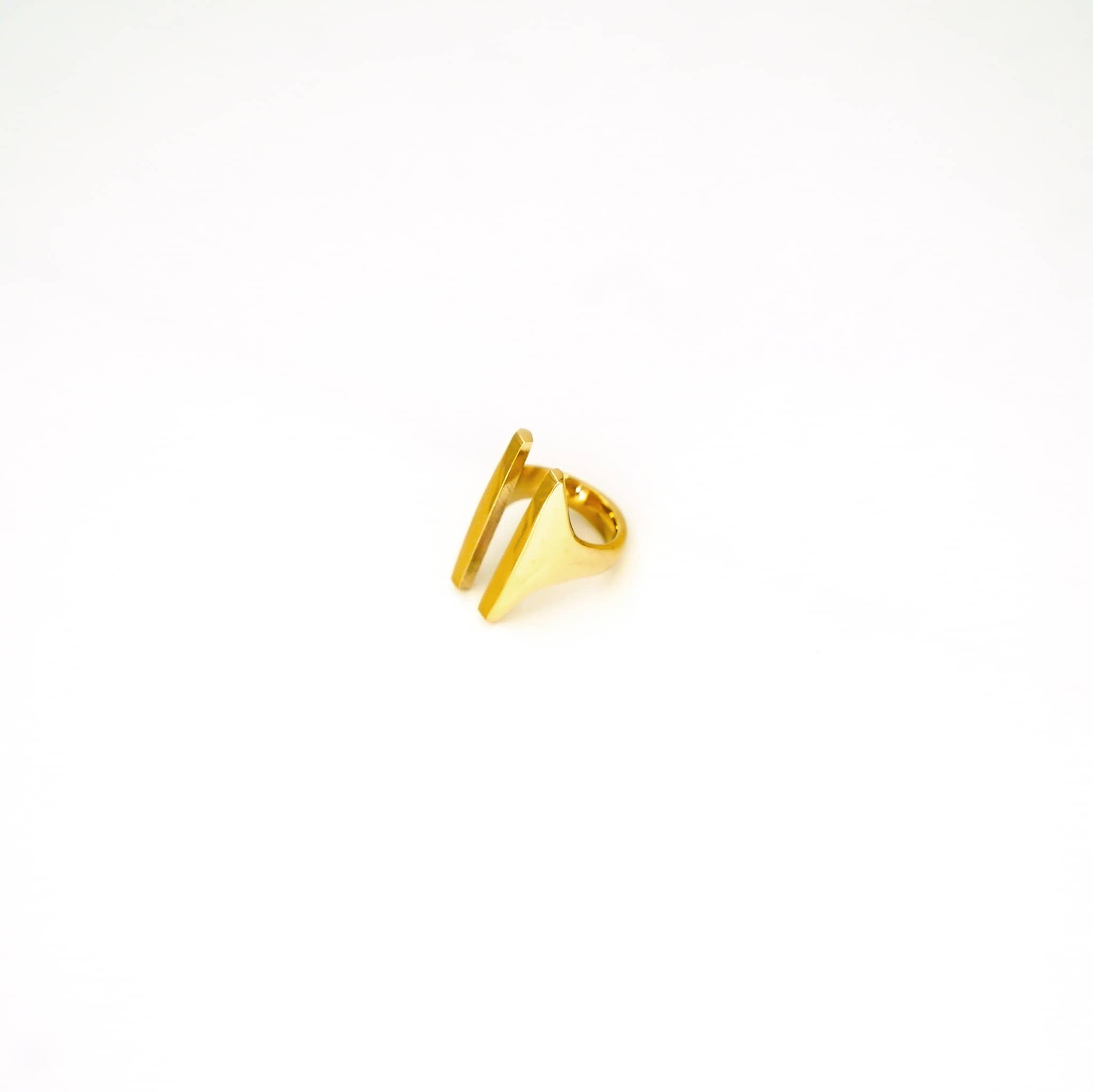 Sema Adjustable Double Bar Ring