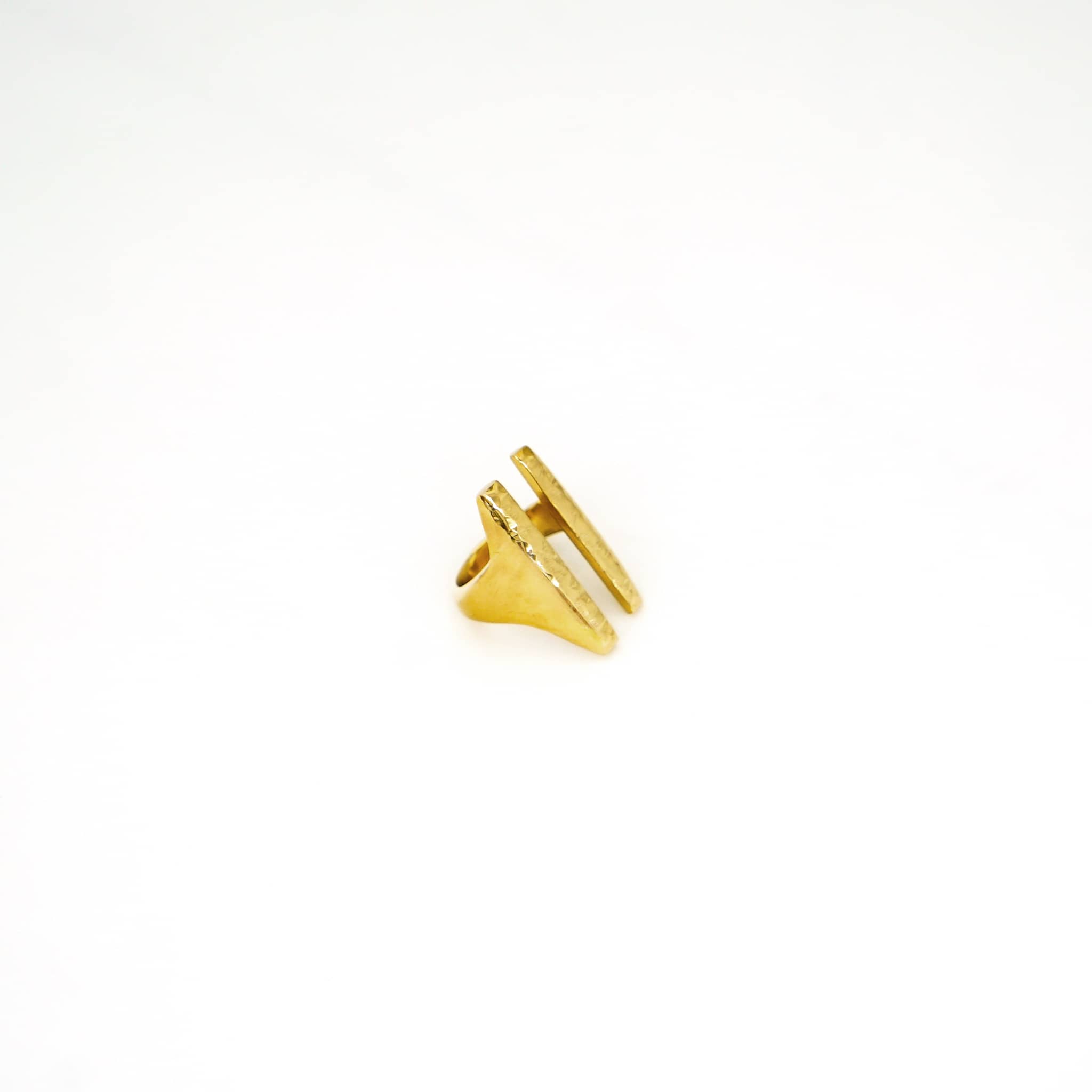 Sema Adjustable Double Bar Ring