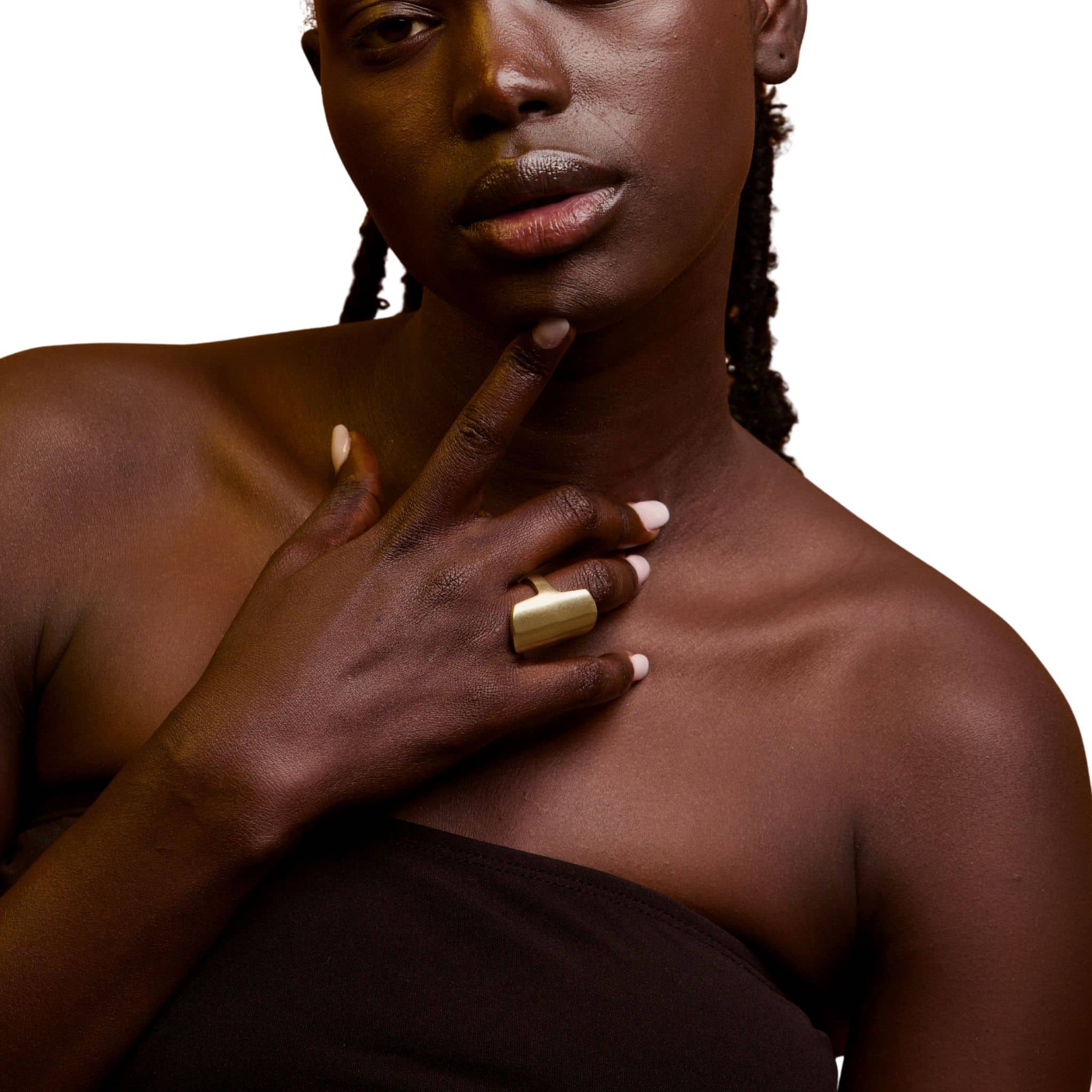 Shada Cast Brass Ring