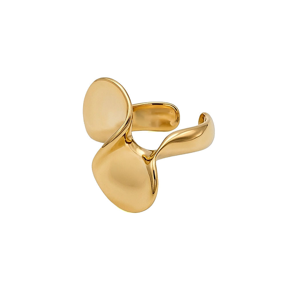 Double Pebble Open Ring | Shanga - EcoDunia