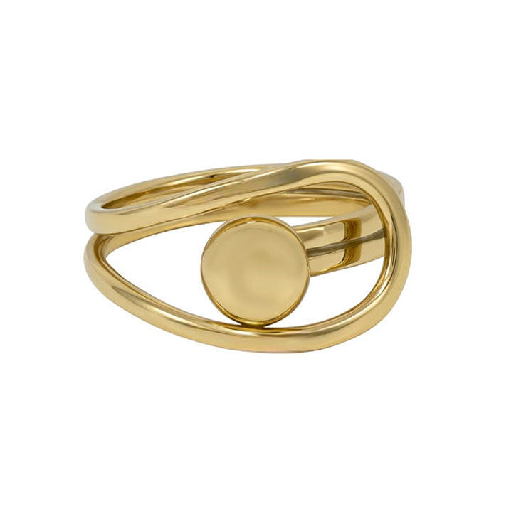 Brass Sculptural Wrap Ring | Sola Ecodunia