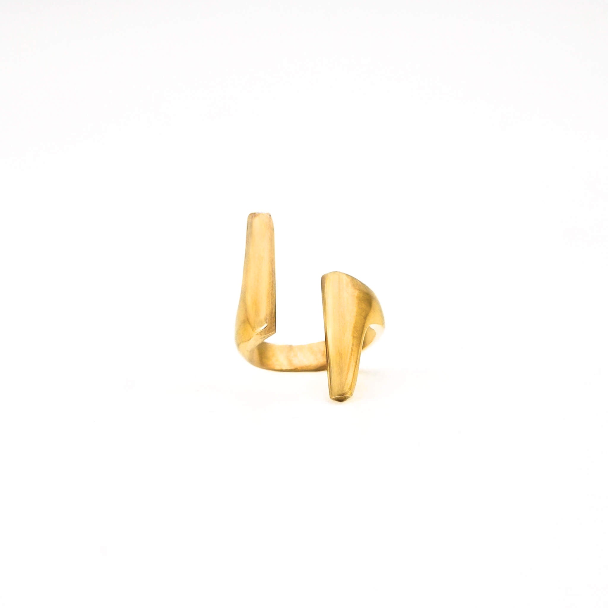 Taa Adjustable Initial Double Parallel Bar Ring Ecodunia