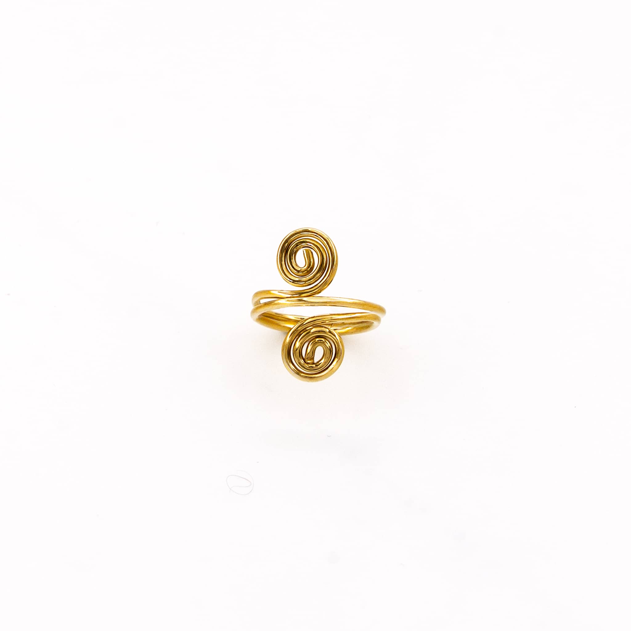Tala Circular Spiral Wire Ring for Women