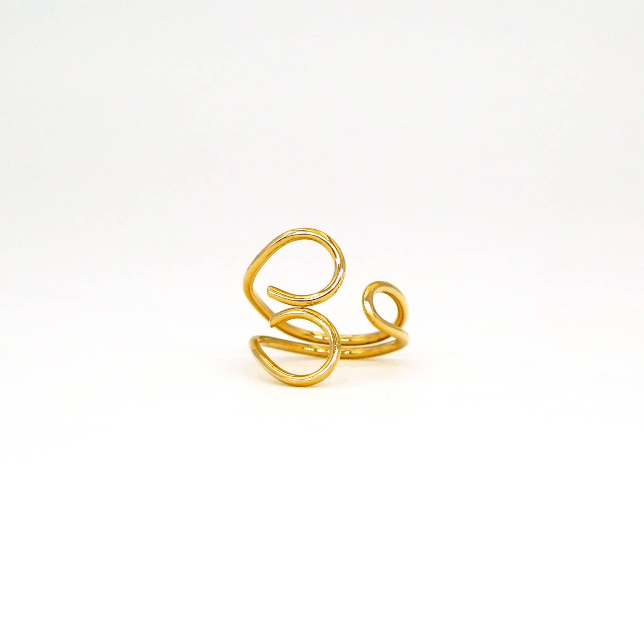 Tuli Adjustable Loop Wire Wrap Ring
