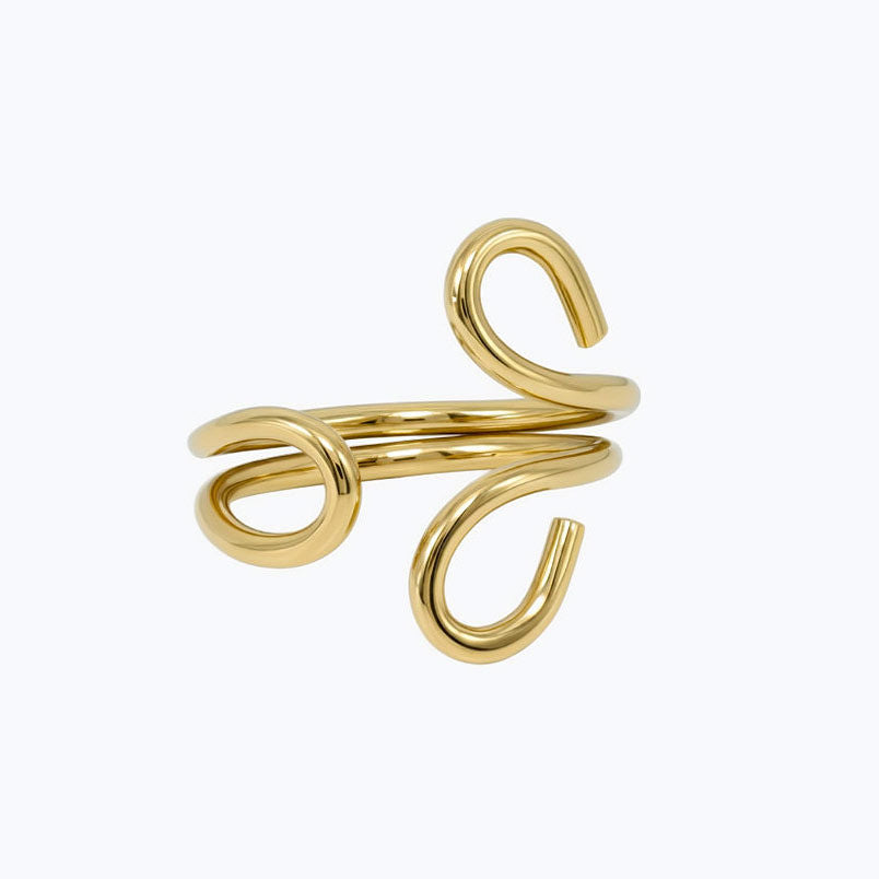 Tuli Adjustable Loop Wire Wrap Ring
