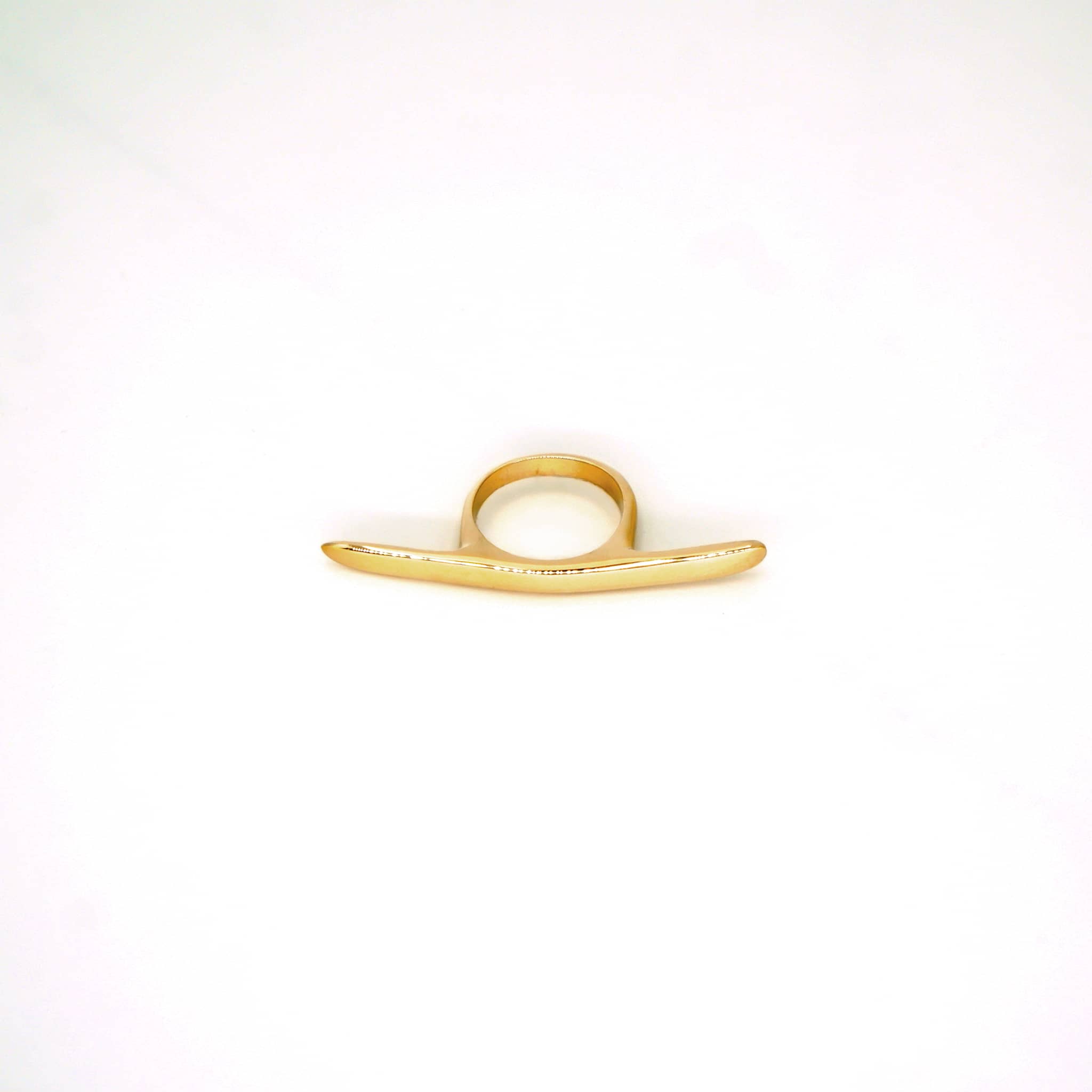 Tulia Mini Curved Bar Ring - EcoDunia