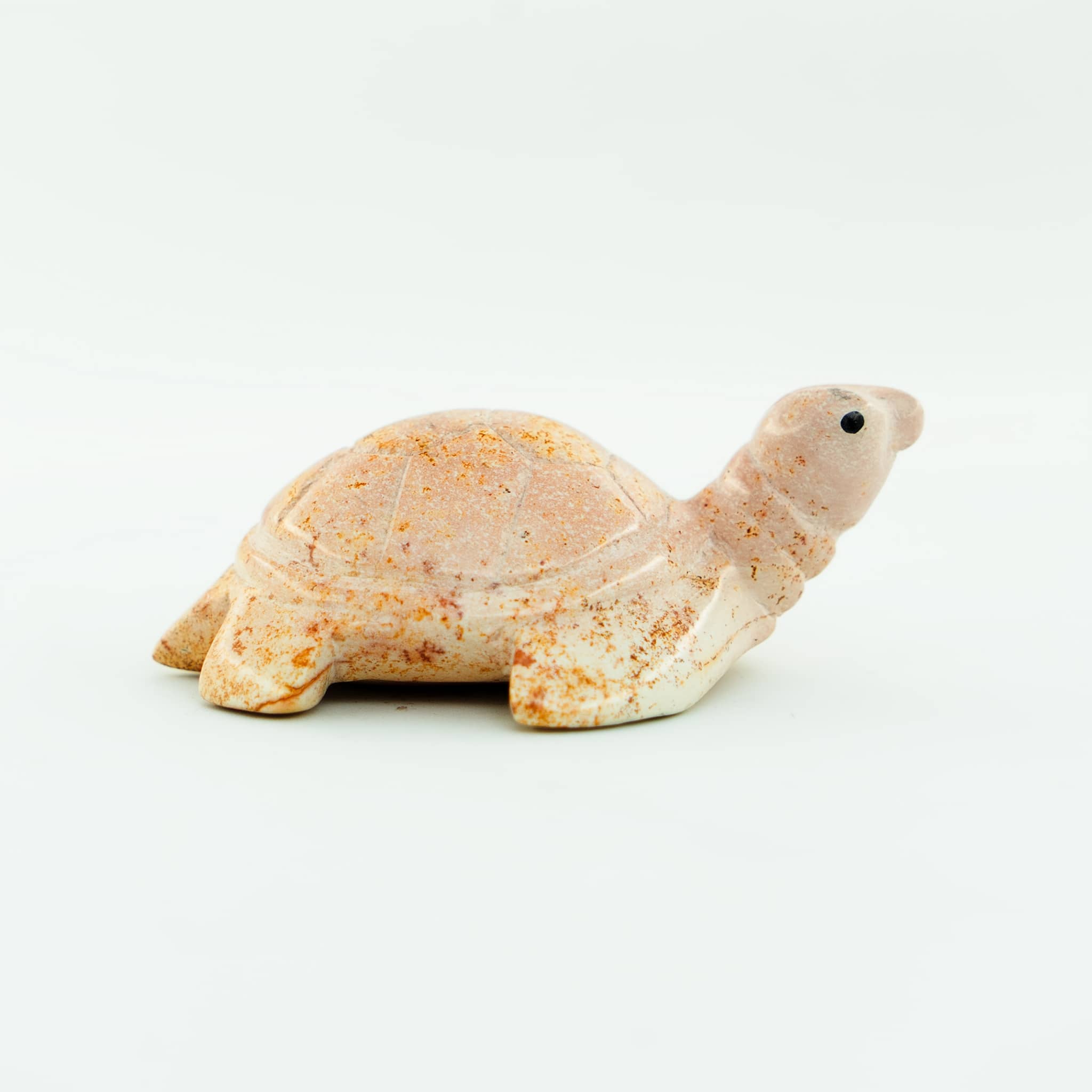 Hand Carved Turtle Figurine Soapstone Sculpture
