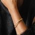 Brass Circular Twist Bracelet for Women