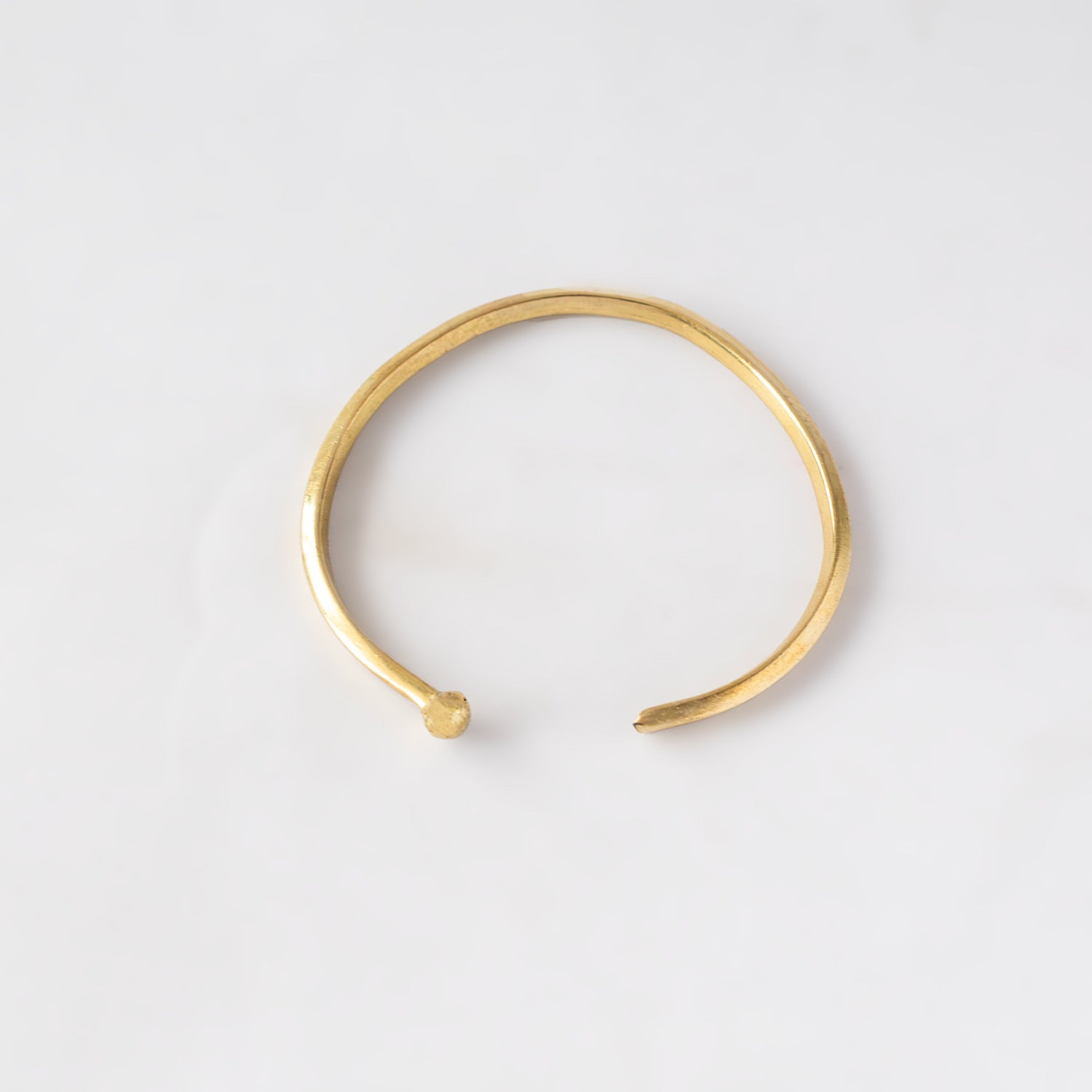 Dot and Nail Open Cuff Bangle for Women - Doa