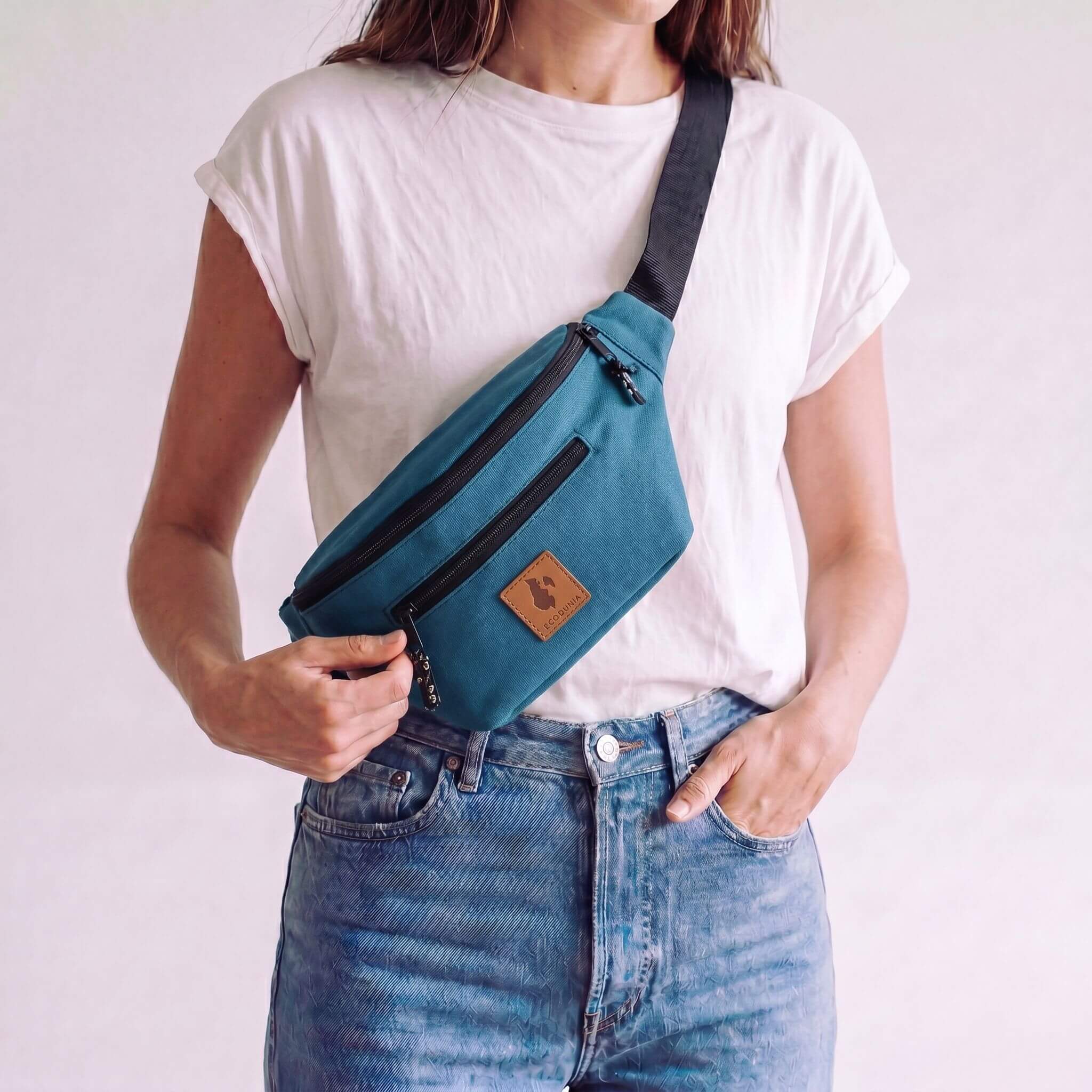 Anto Canvas Crossbody Fanny Pack #color_zilly-blue