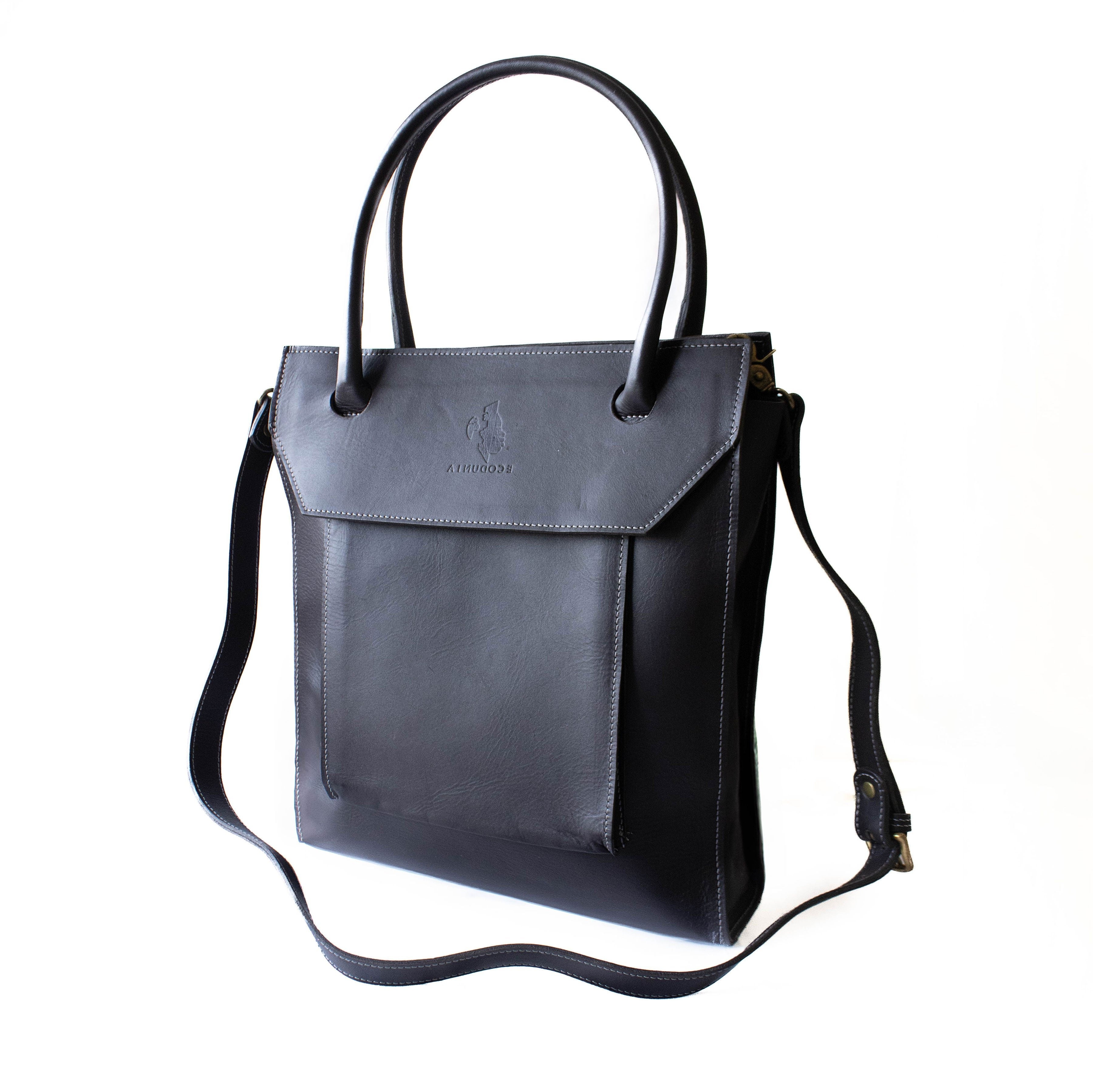 Nakuru Leather Shoulder Bag for Women - Top Handle Leather Handbag