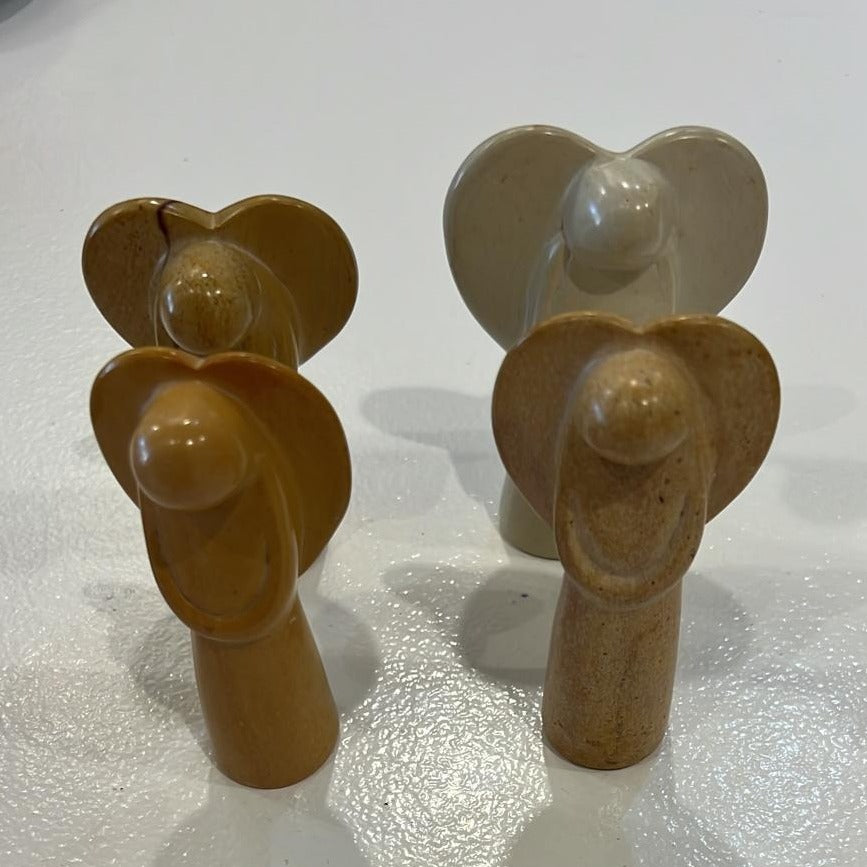 Handcrafted Soapstone Angels