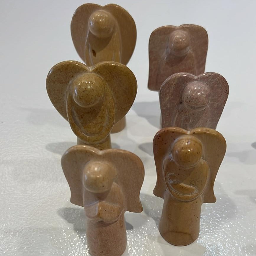 Handcrafted Soapstone Angels