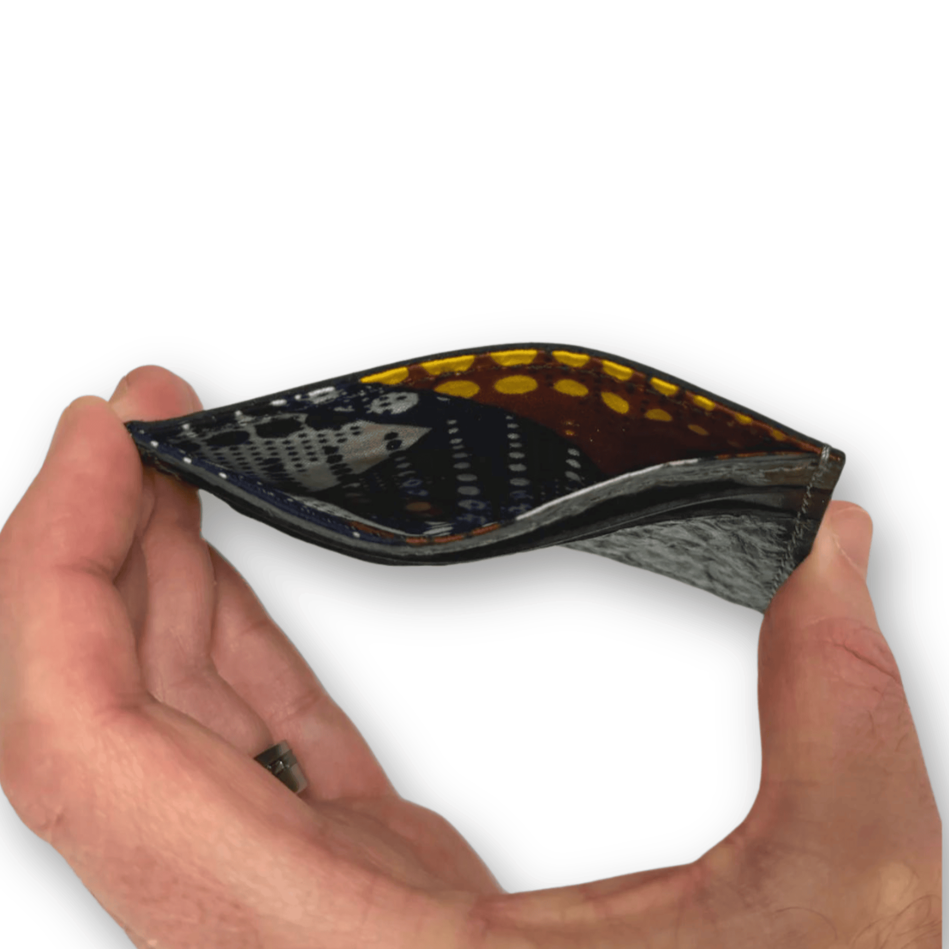 Fish Card Holder Wallet, Unisex Leather Card Case - EcoDunia