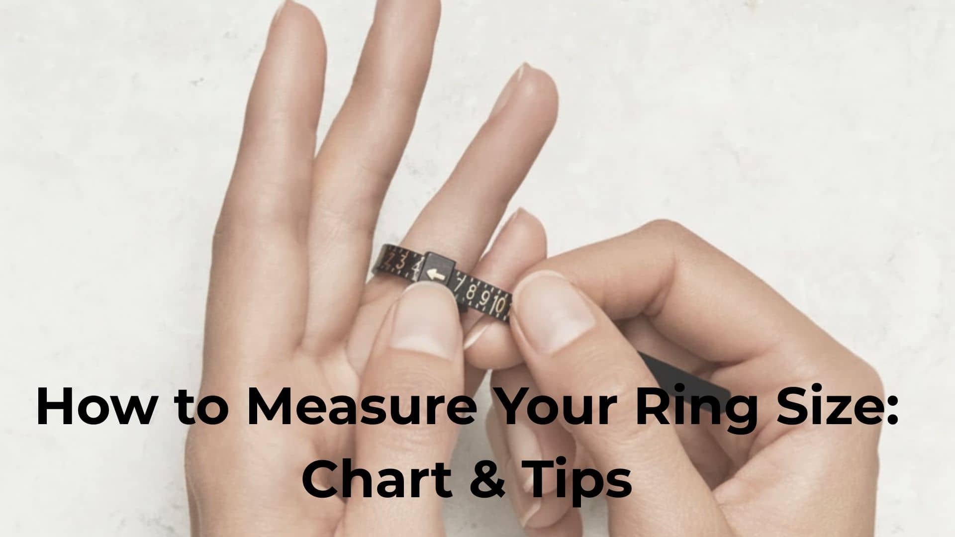 How to Measure Your Ring Size: Chart & Tips for Ecodunia Rings