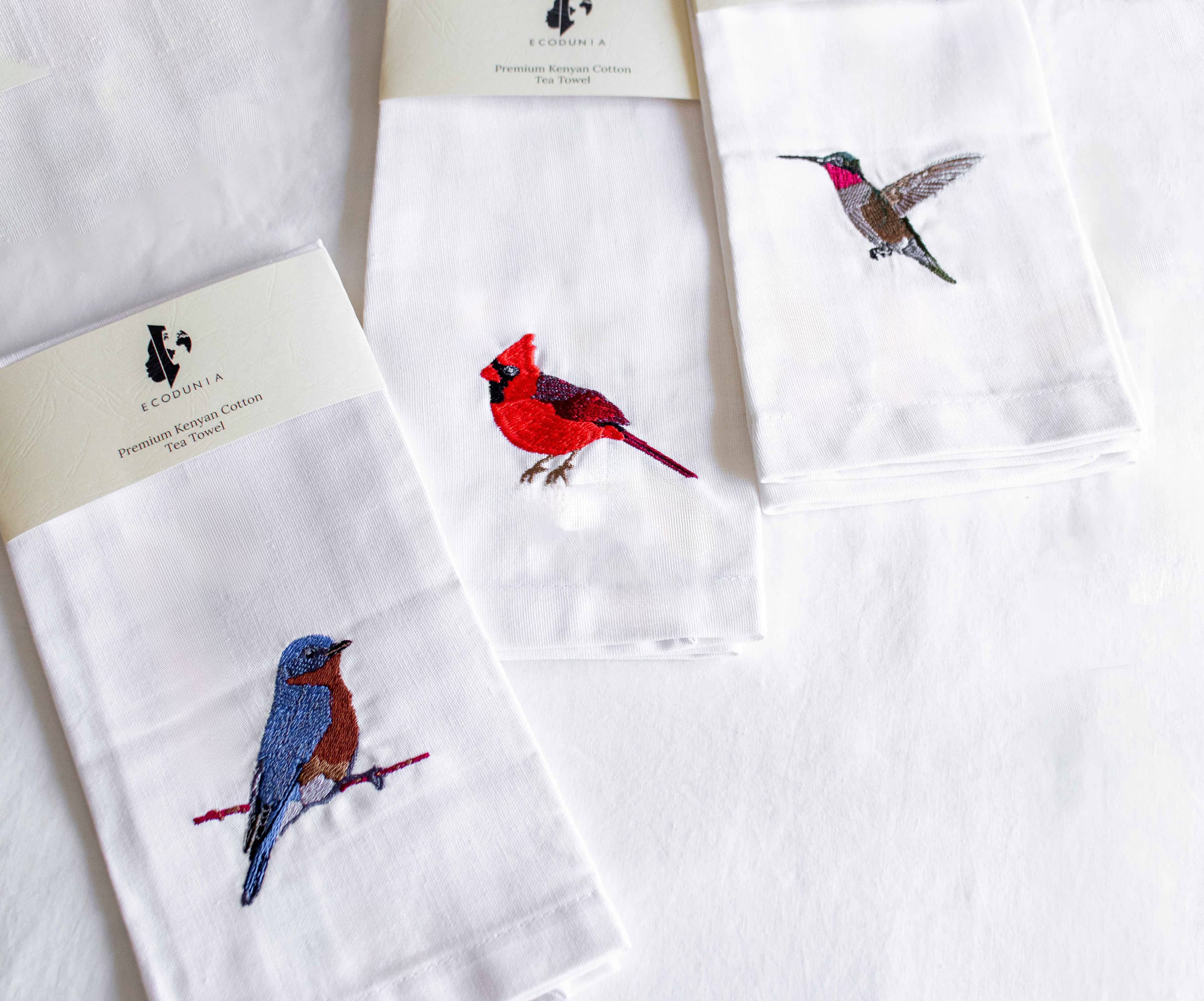 Transform Your Kitchen with our charming Bird Tea Towels