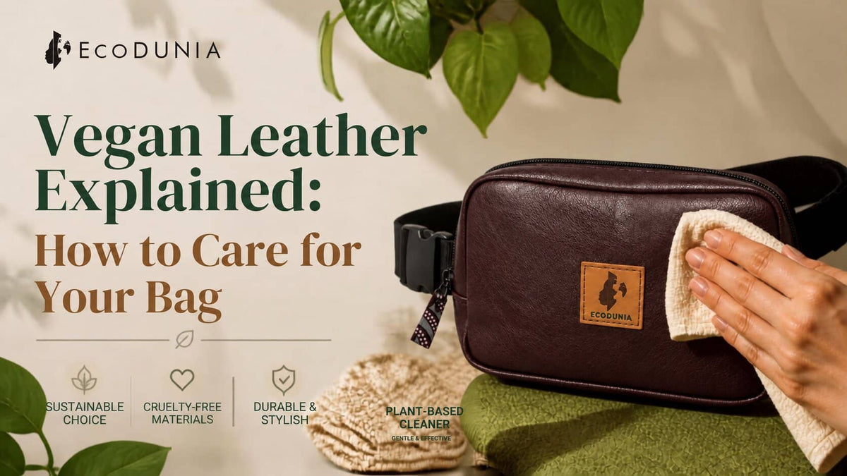 Vegan Leather Explained: How to Care for Your Bag - EcoDunia