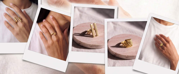 Handmade Brass Rings | Adjustable Statement & Minimalist Rings