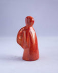 Handmade Soapstone Angels - Orange