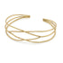 Criss-Cross Wire Brass Armlet, Upper Arm Cuff | Adili - EcoDunia