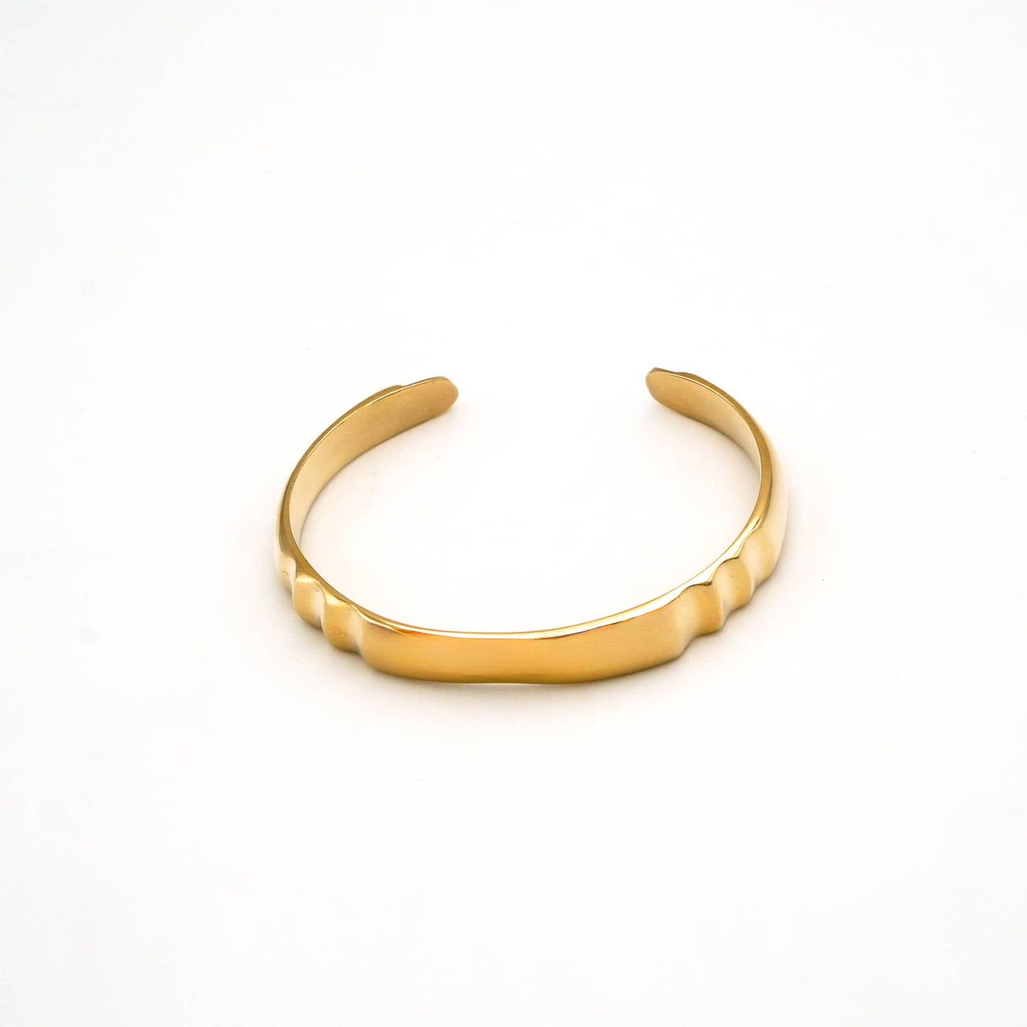 Adjustable Ace Cuff Bracelet in Brass - Imara