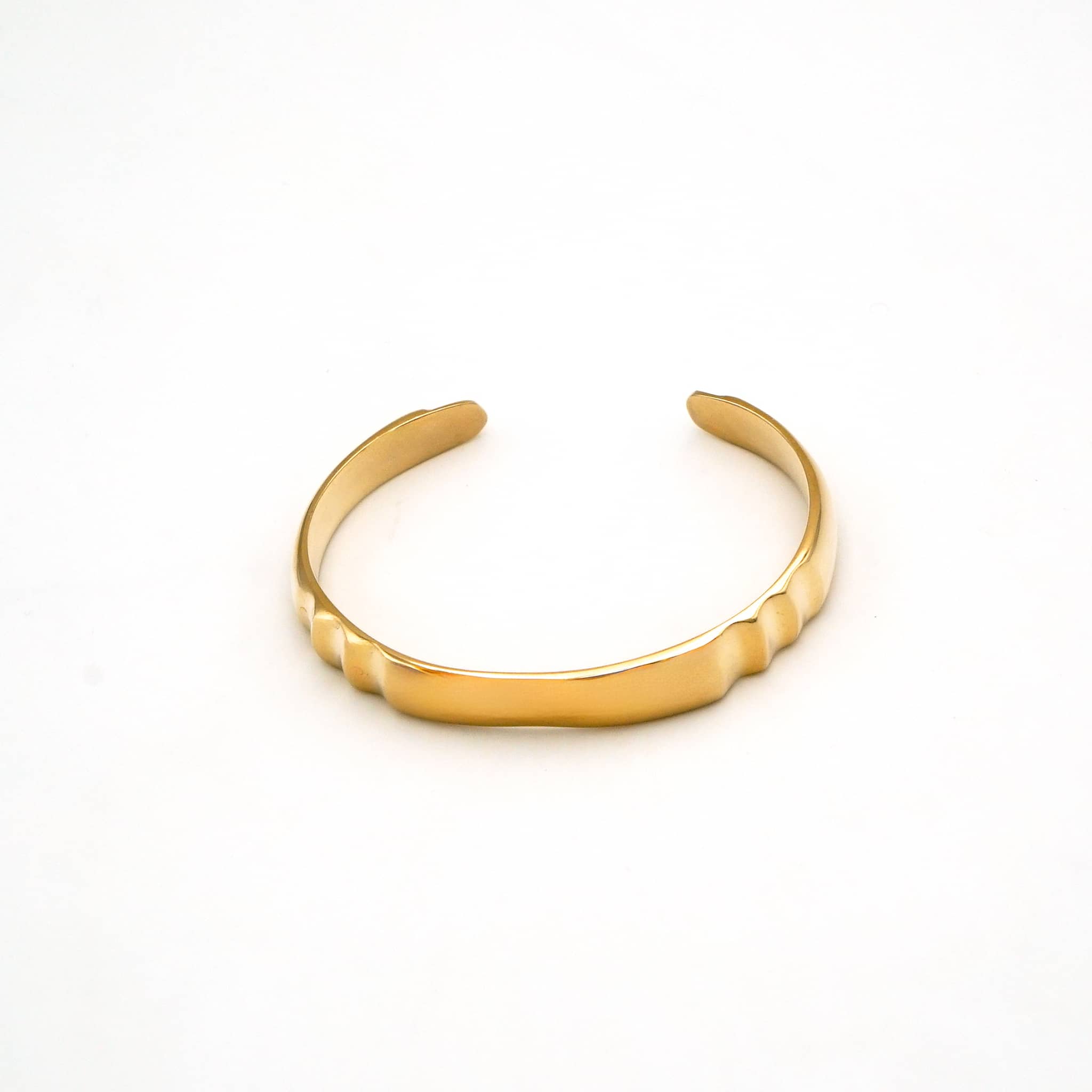 Adjustable Ace Cuff Bracelet in Brass - Imara